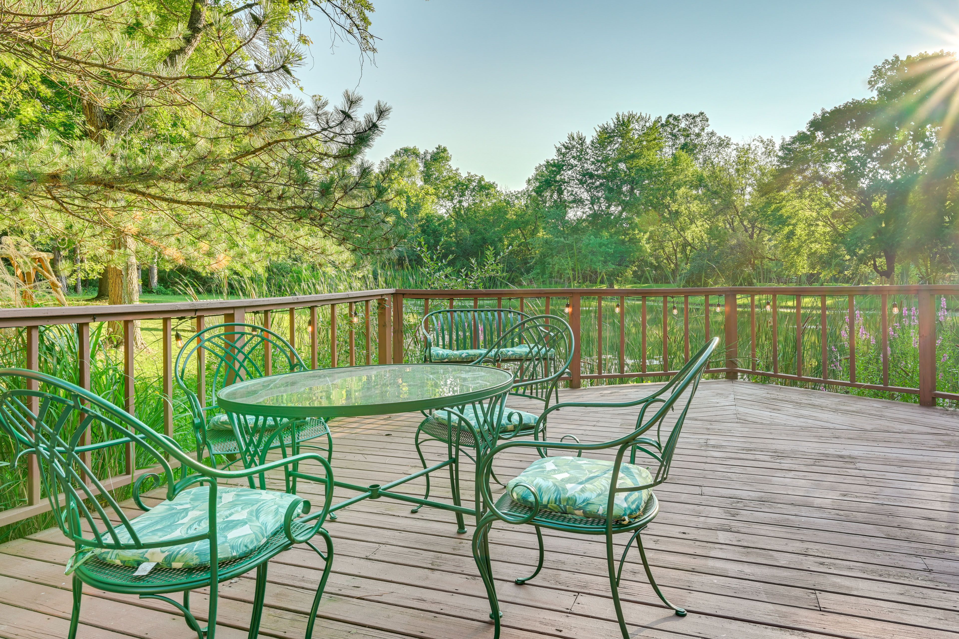 Waterfront Deck | Pond On-Site