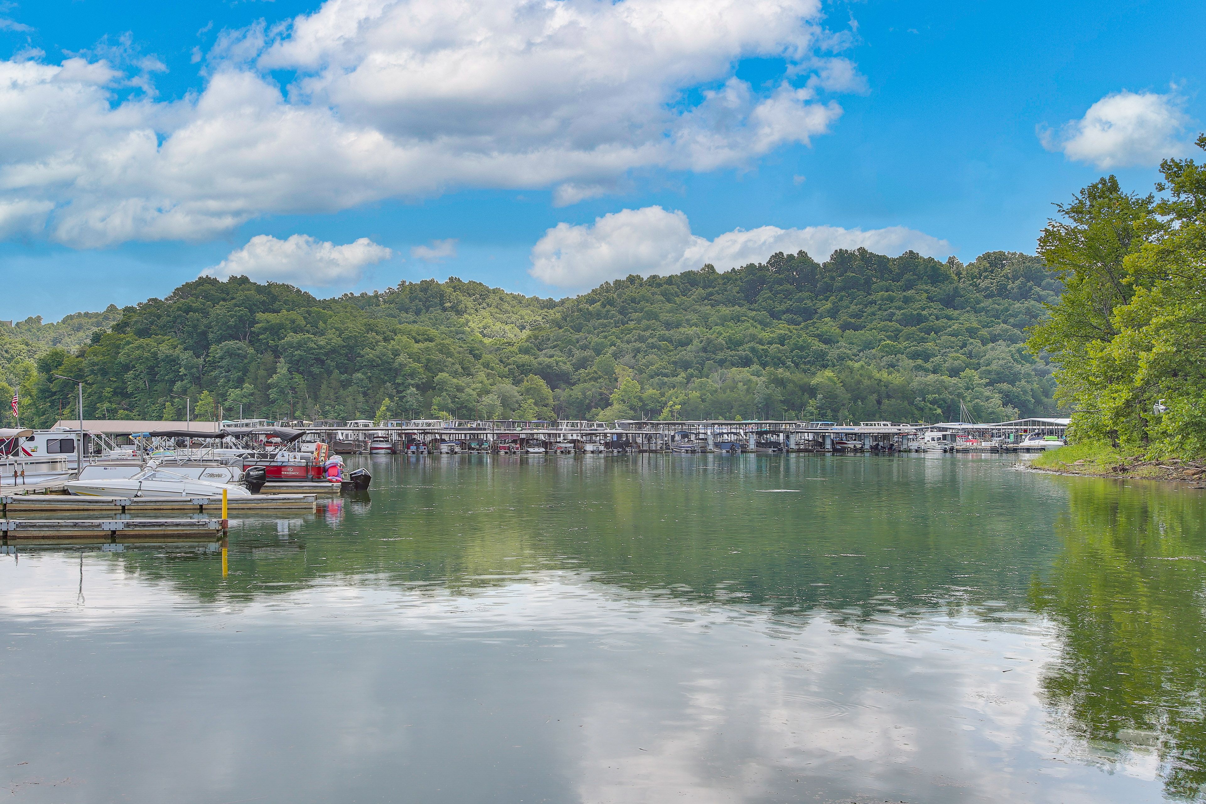 Boat Slip at Sulphur Creek Marina on Dale Hollow Lake