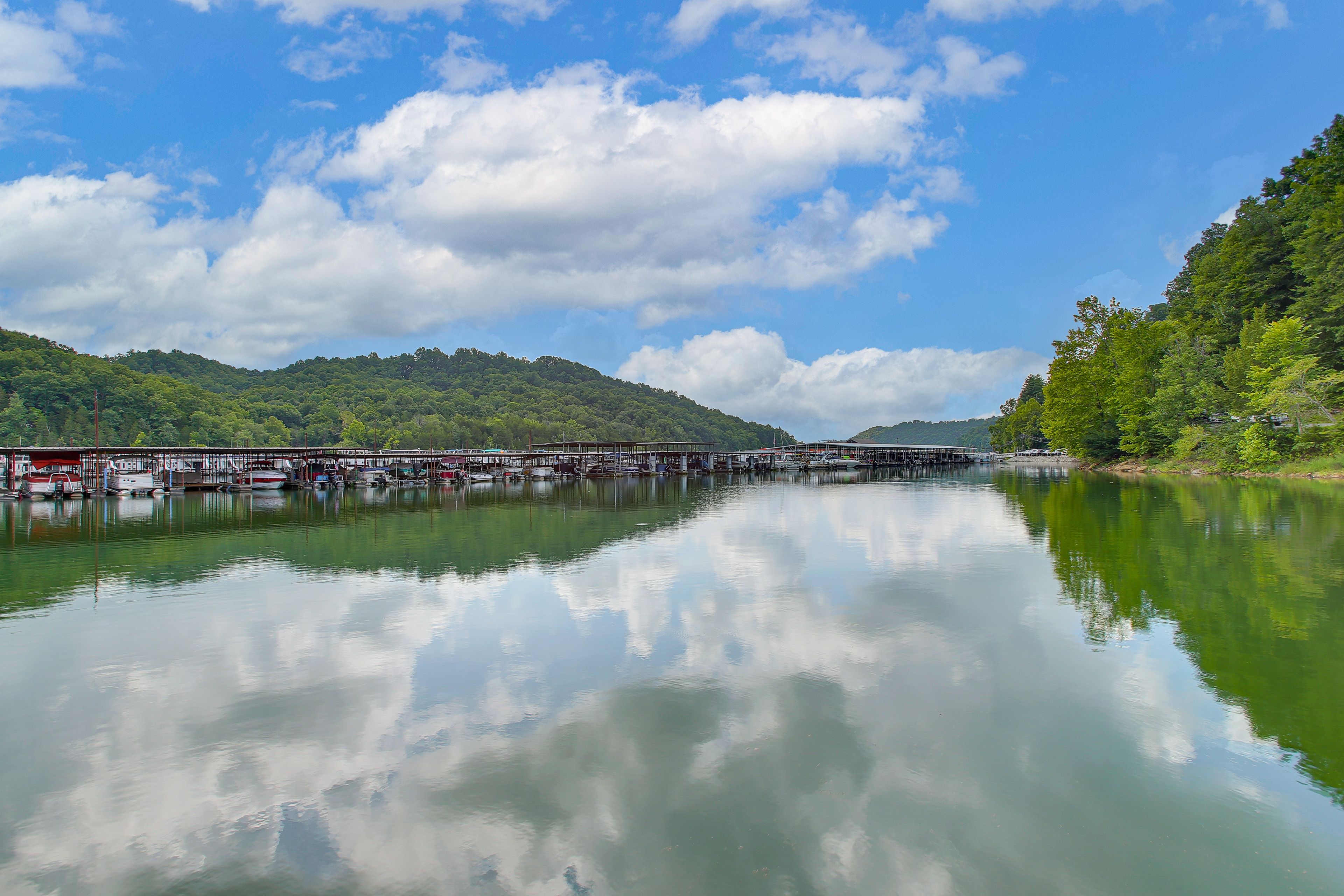 Boat Slip at Sulphur Creek Marina on Dale Hollow Lake