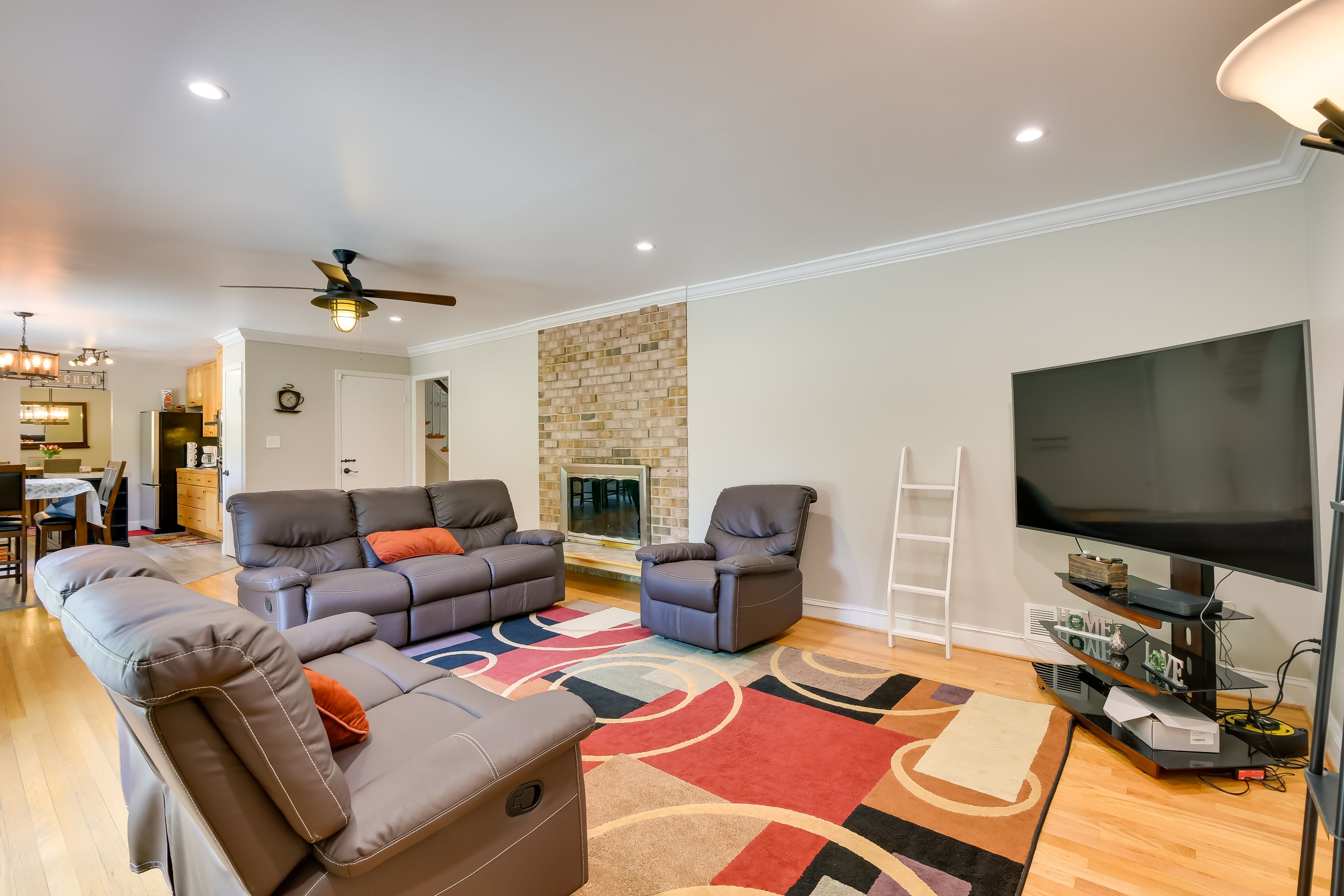2nd Living Area | Smart TV | Fireplace