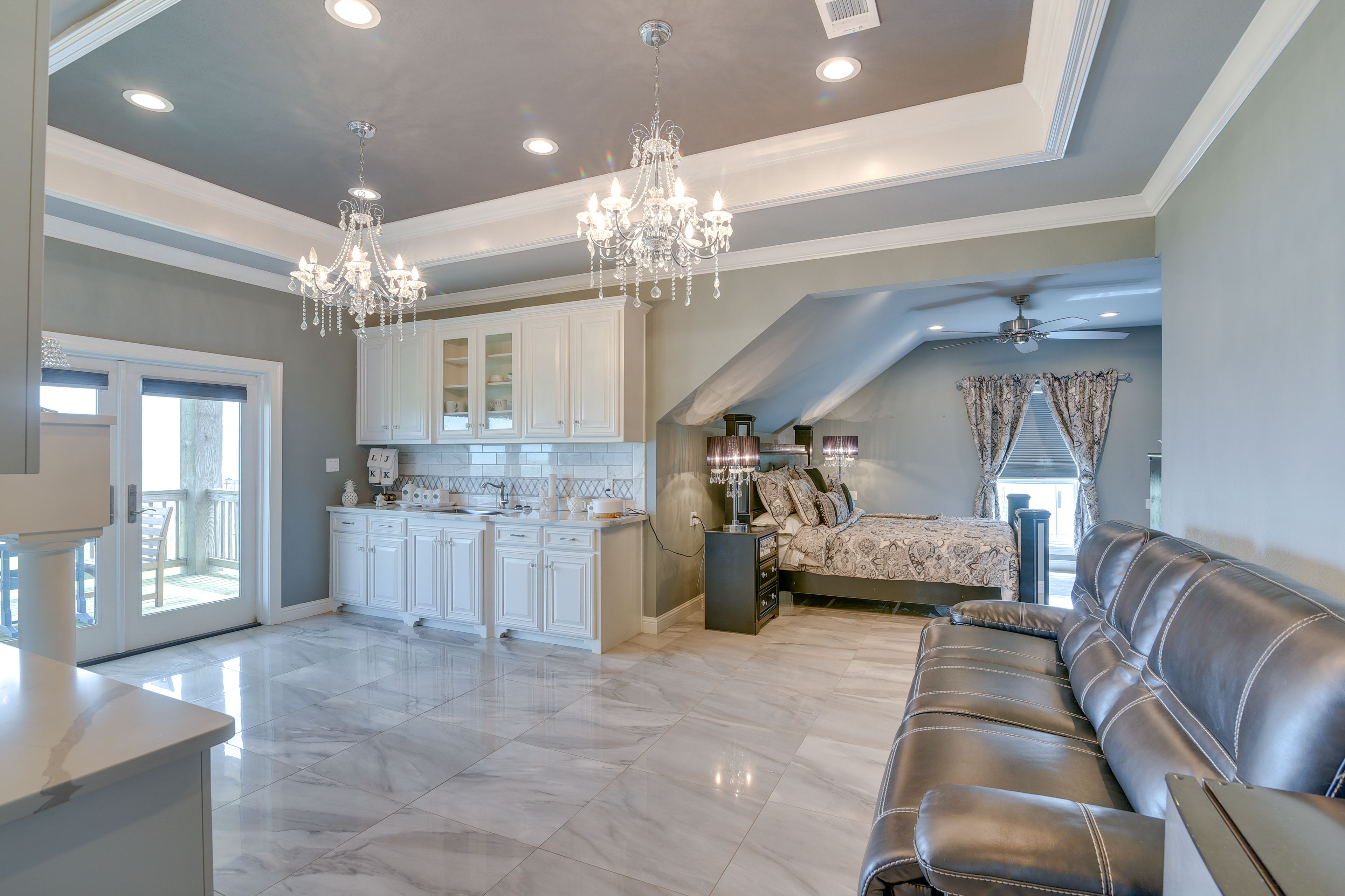 Bedroom Suite | Upper Floor | King Bed | Full Sleeper Sofa