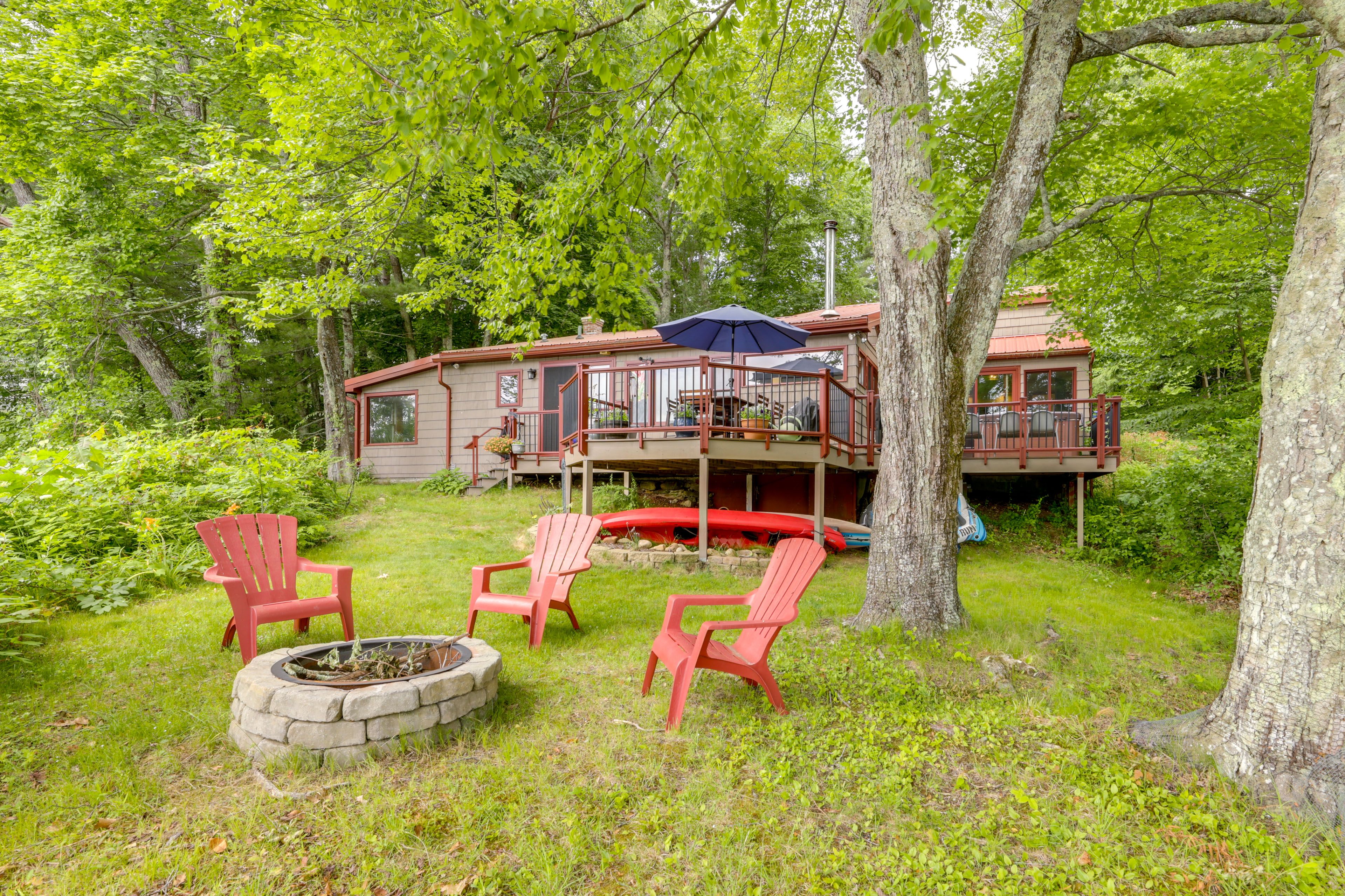 Coventry Vacation Rental | 2BR | 2BA | 1,400 Sq Ft | Stairs to Access