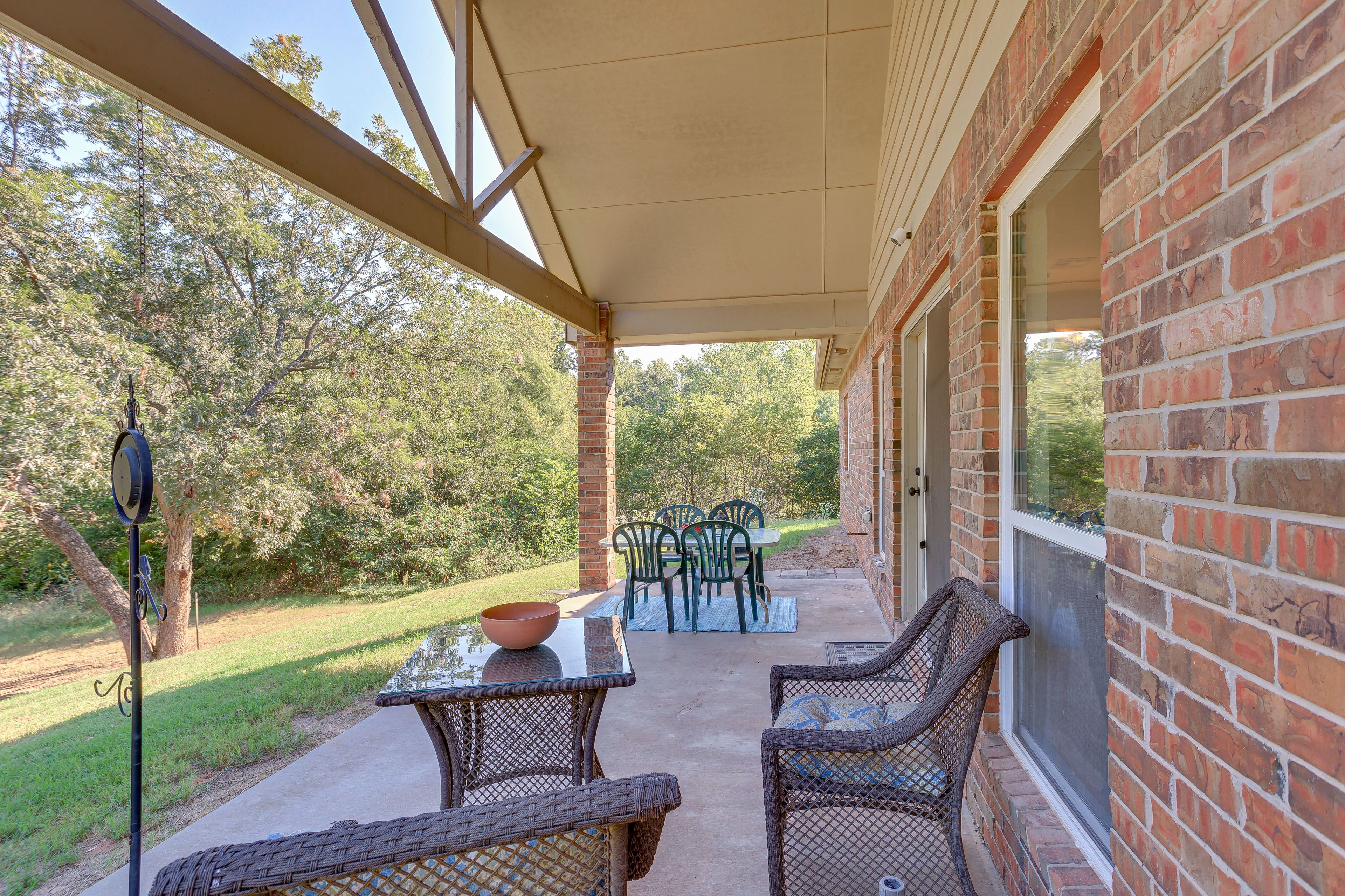 Covered Patio | 2 Exterior Security Cameras