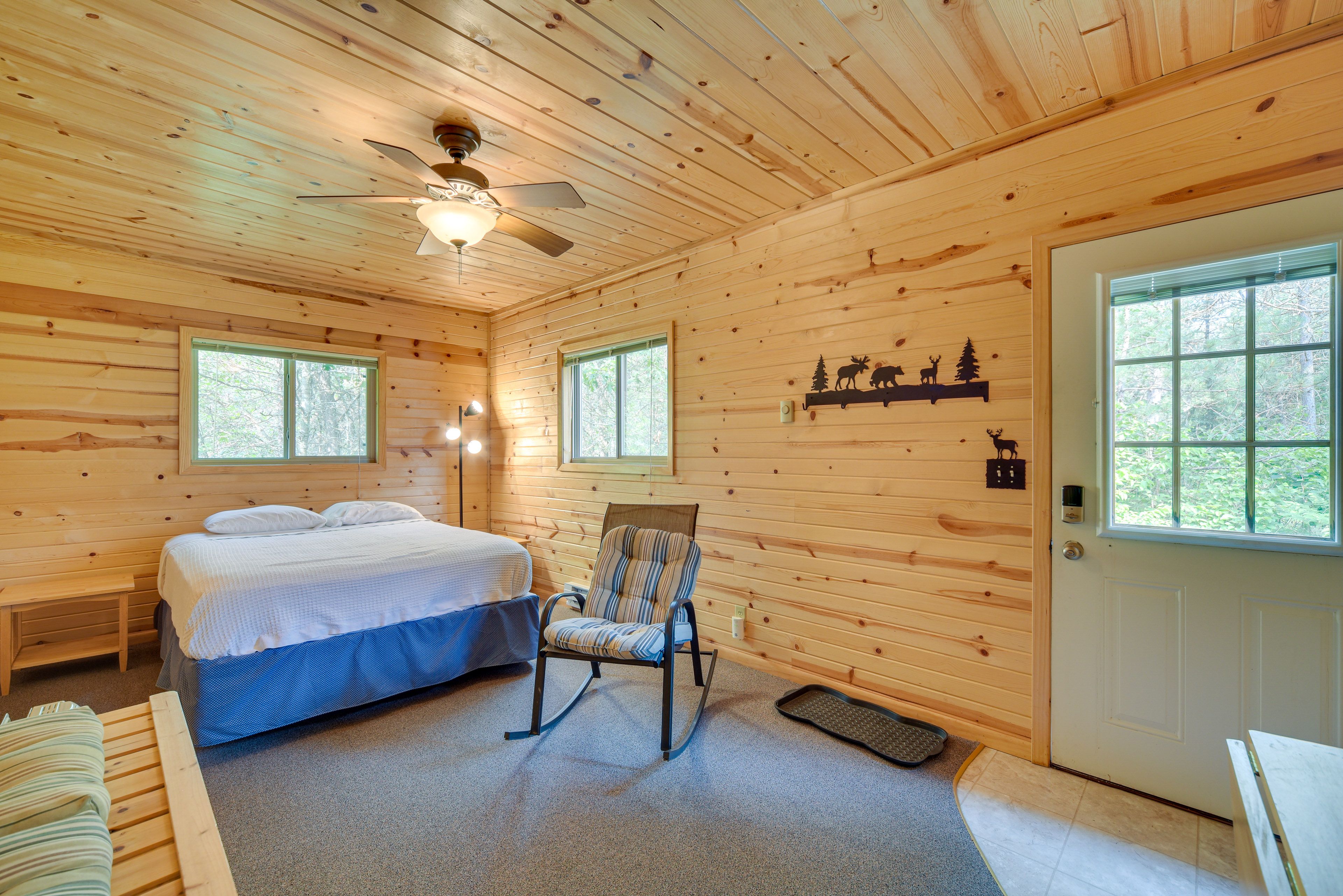 Bedroom 2 | Detached Garage | Queen Bed