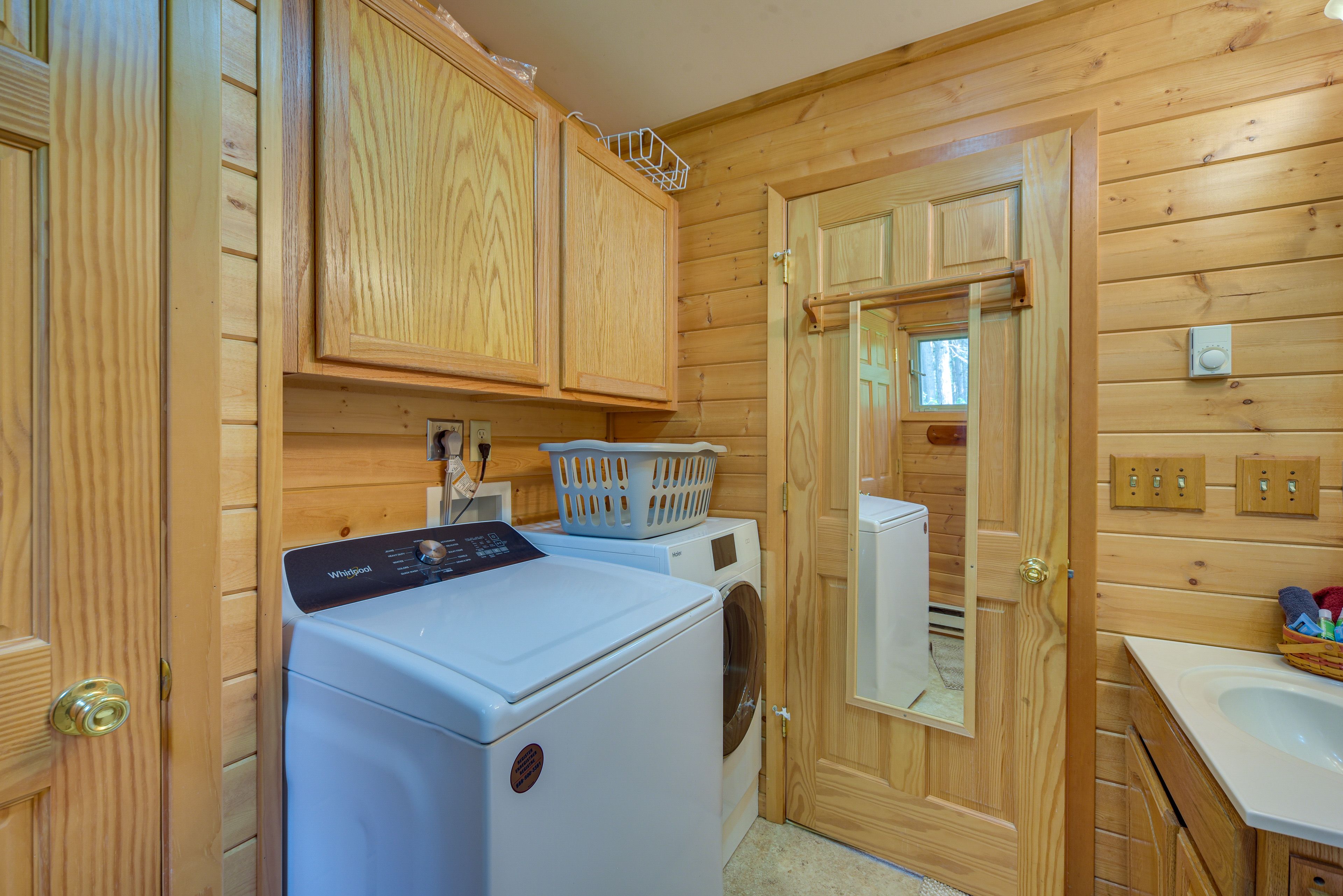 Washer & Dryer | Detergent Provided