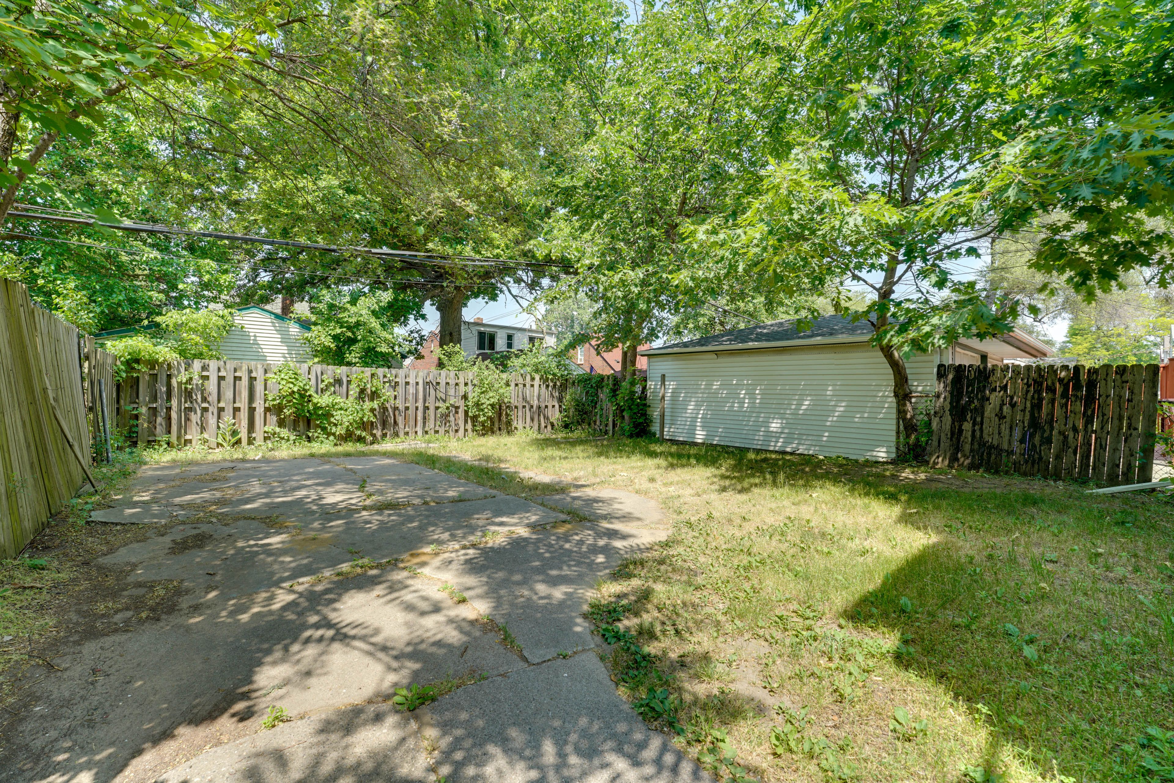 Fenced Backyard