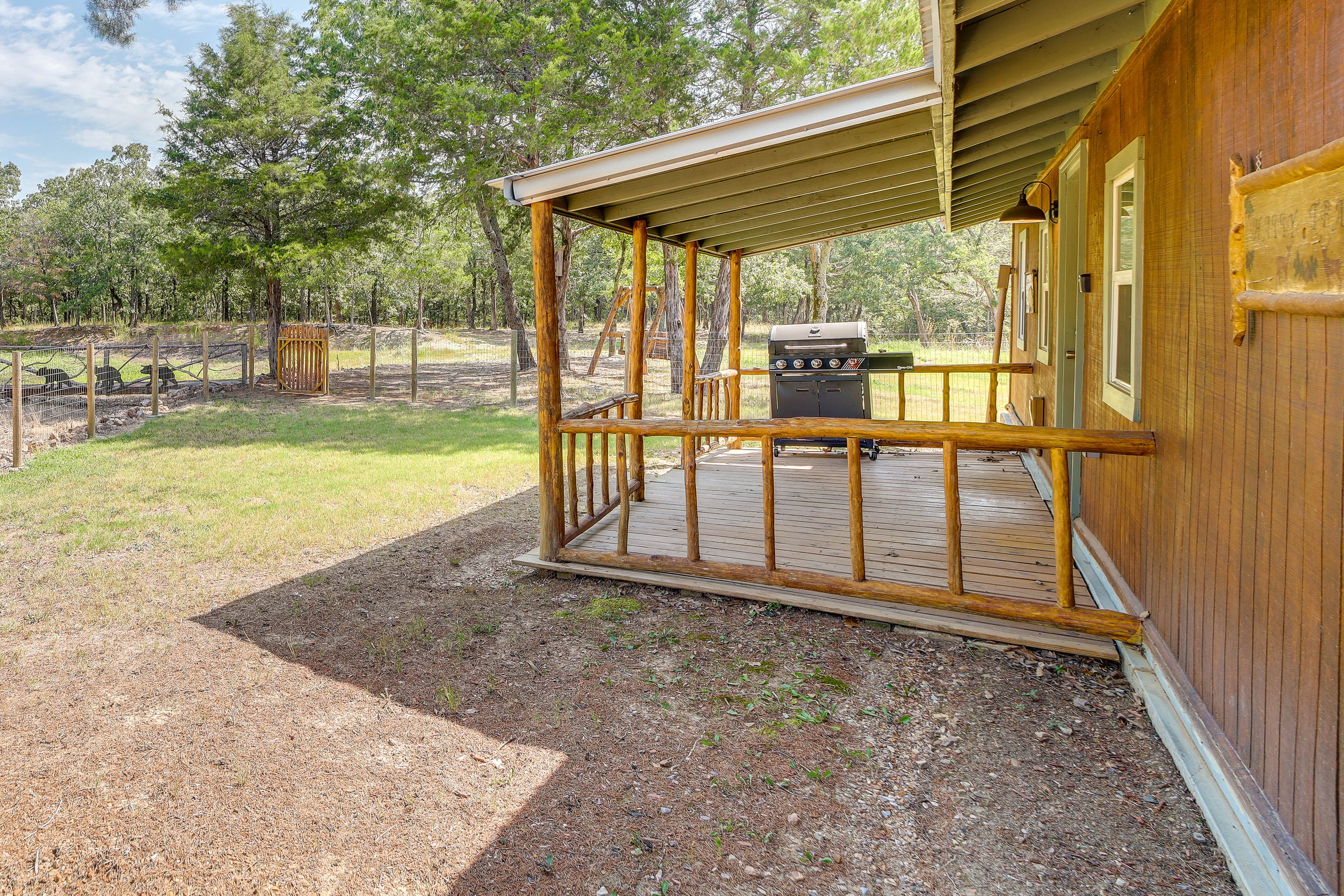 Fenced-In Backyard
