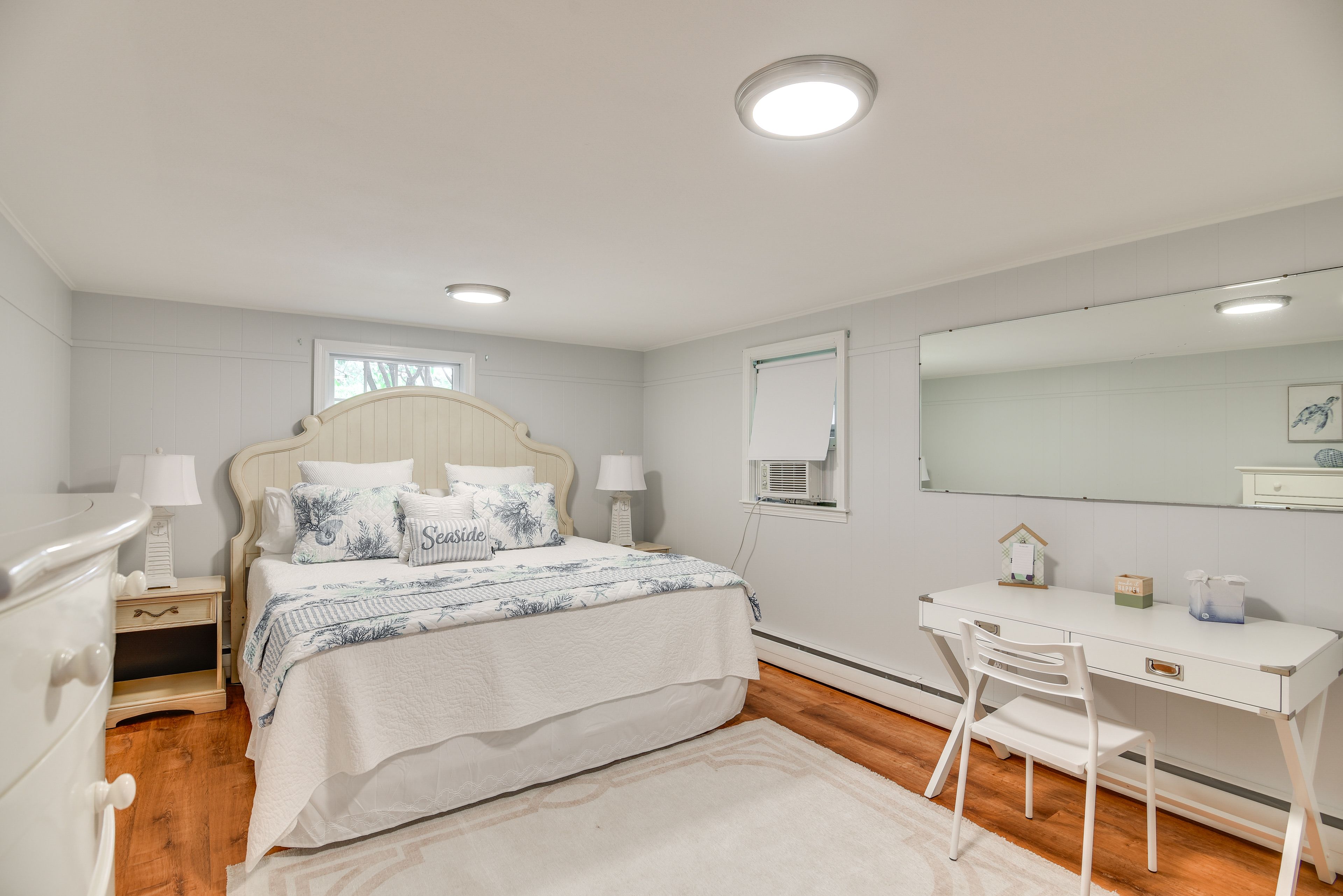 Bedroom 4 (Suite) | Lower Level | King Bed | Laptop-Friendly Desk