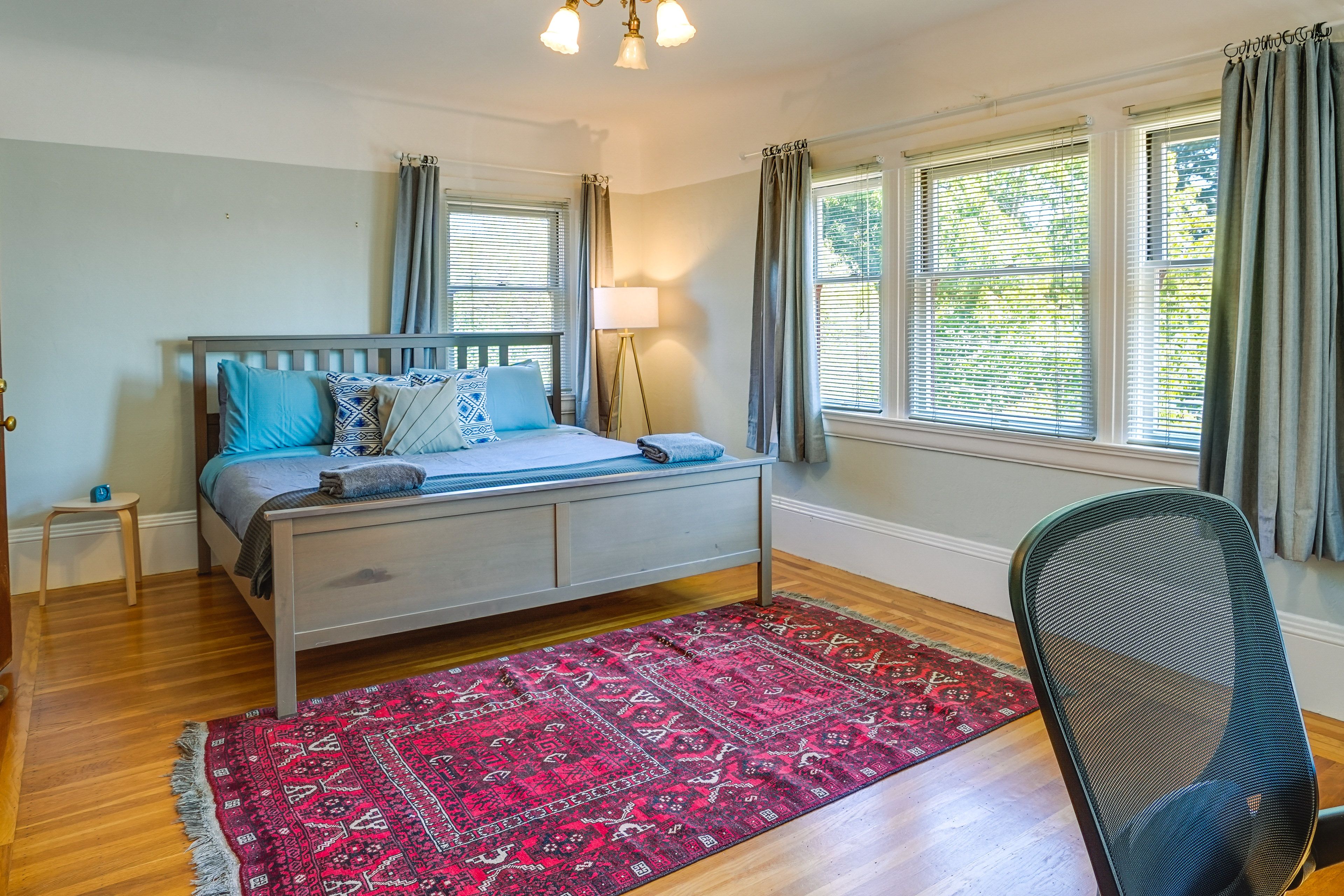 Bedroom 1 | 2nd Floor | King Bed | Twin XL Cot | Linens Provided