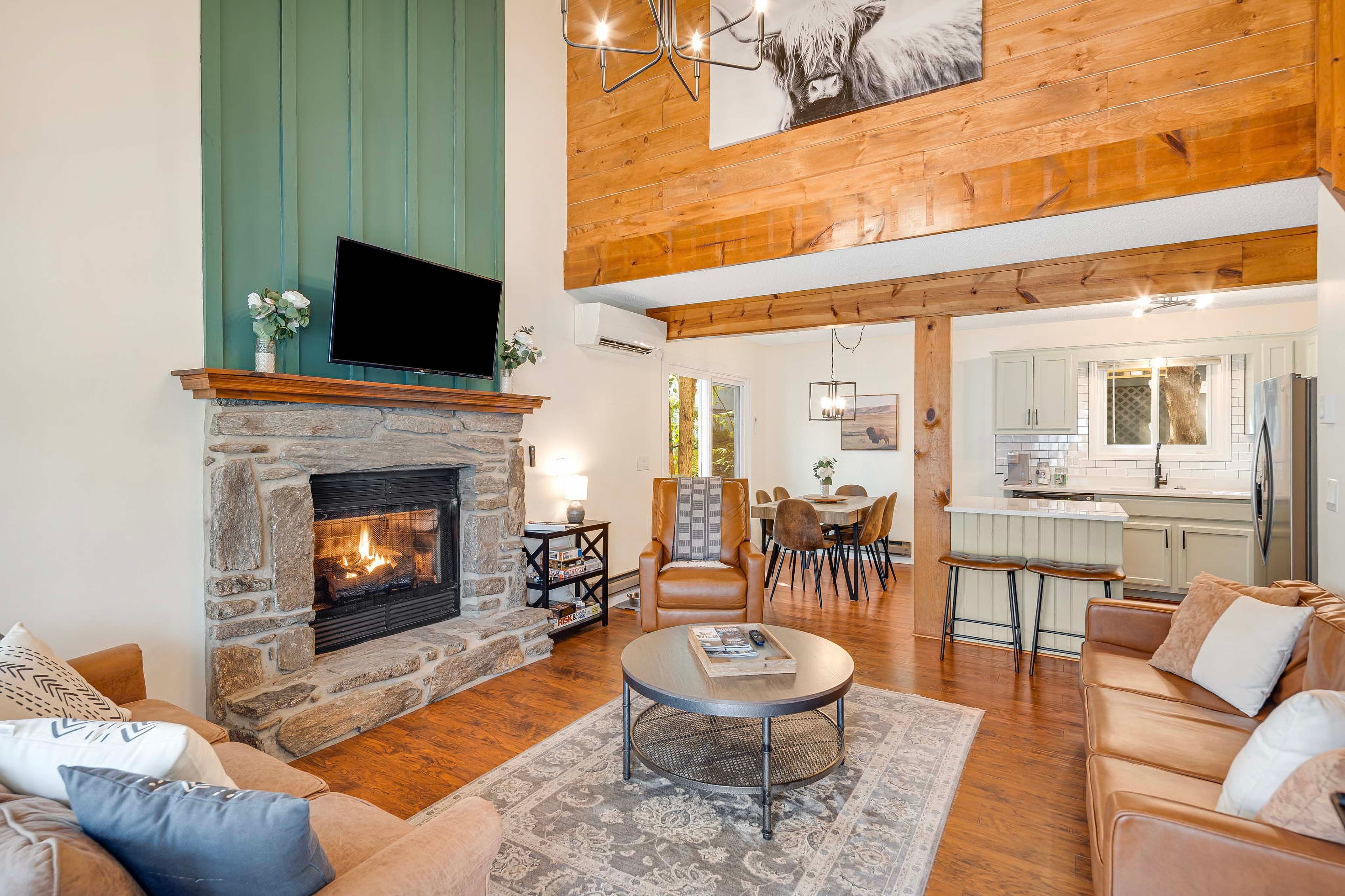 Maggie Valley Vacation Rental | 3BR | 2BA | 1,172 Sq Ft | Stairs Required