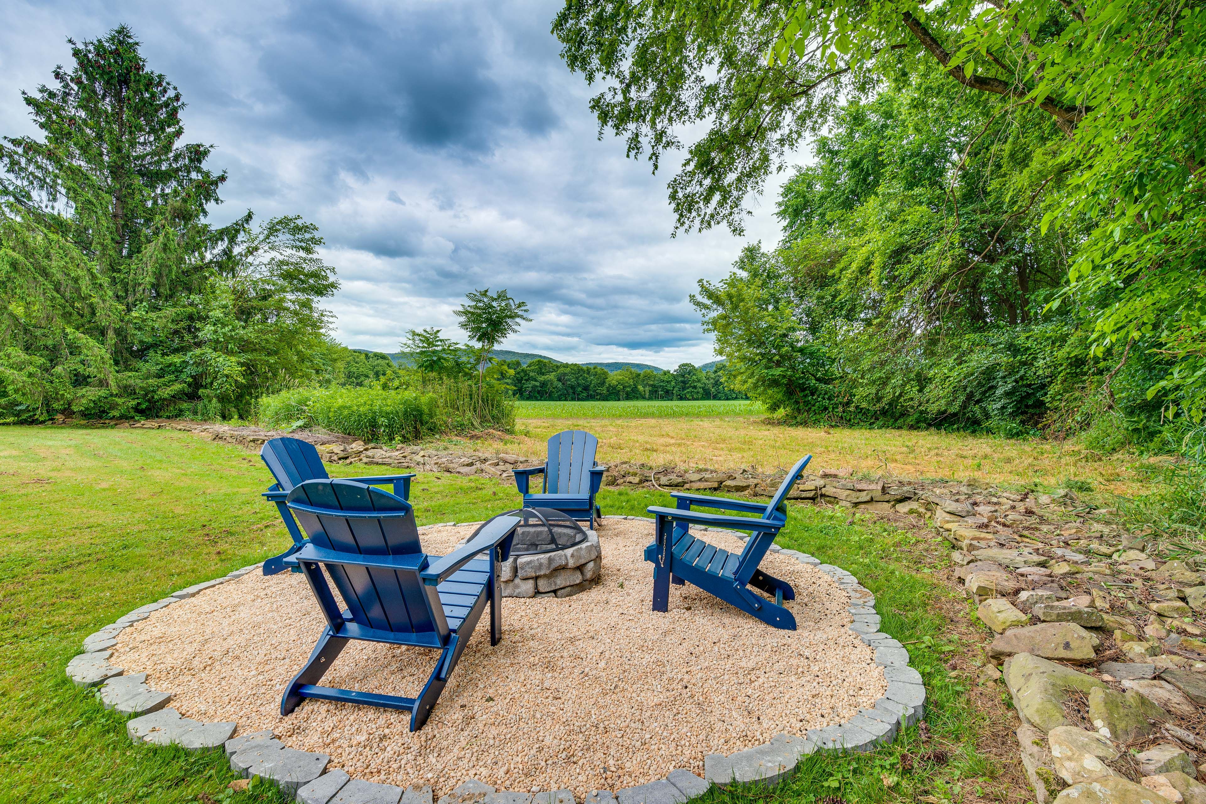 Exterior | Wood-Burning Fire Pit | Located on a Working Farm