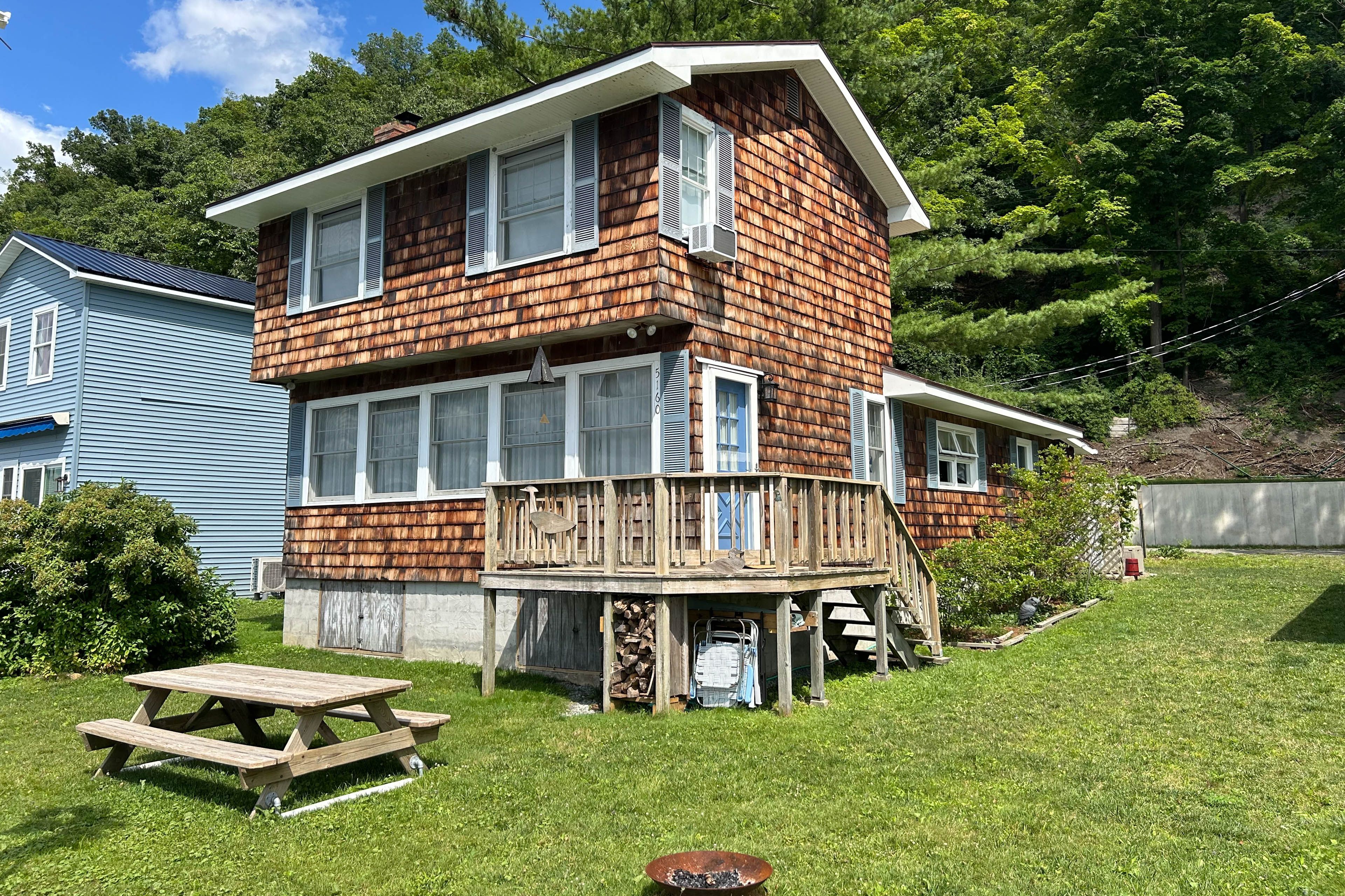 Cottage Exterior | Driveway Parking (3 Vehicles) | Addt'l Parking (3 Vehicles)