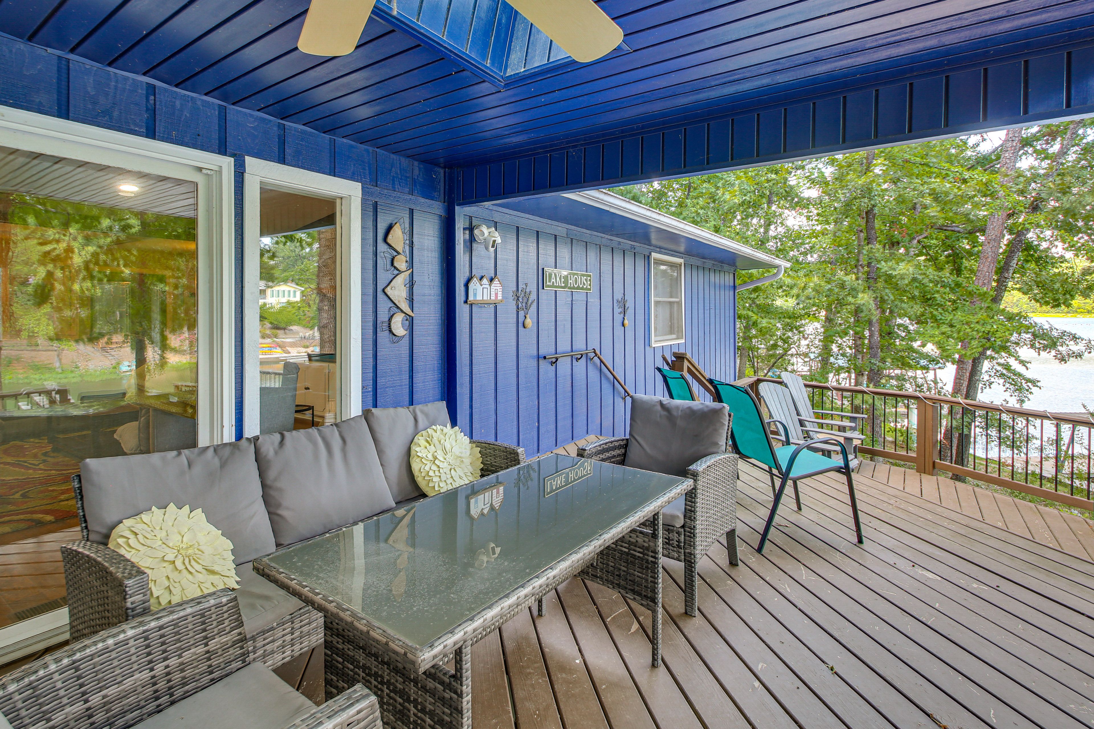 Deck | Water Views | Outdoor Dining Area | Gas Grill | Lounge Seating