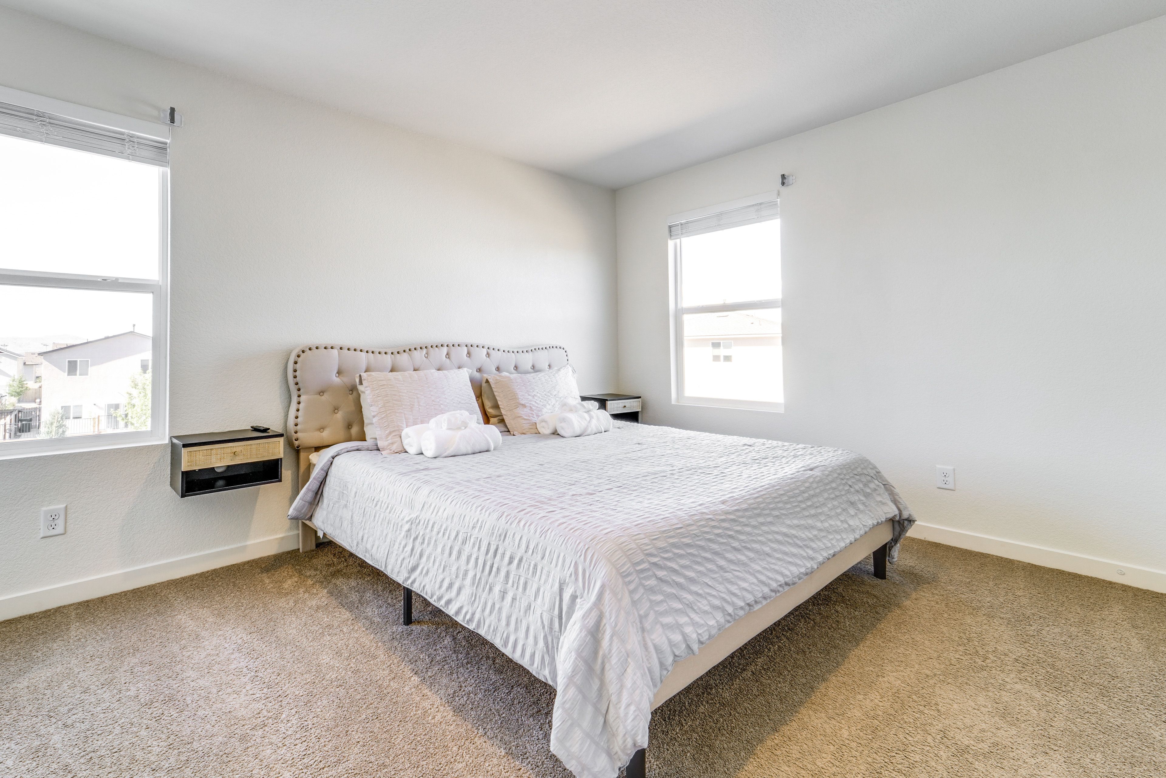 Bedroom 1 | California King Bed | Linens & Towels Provided