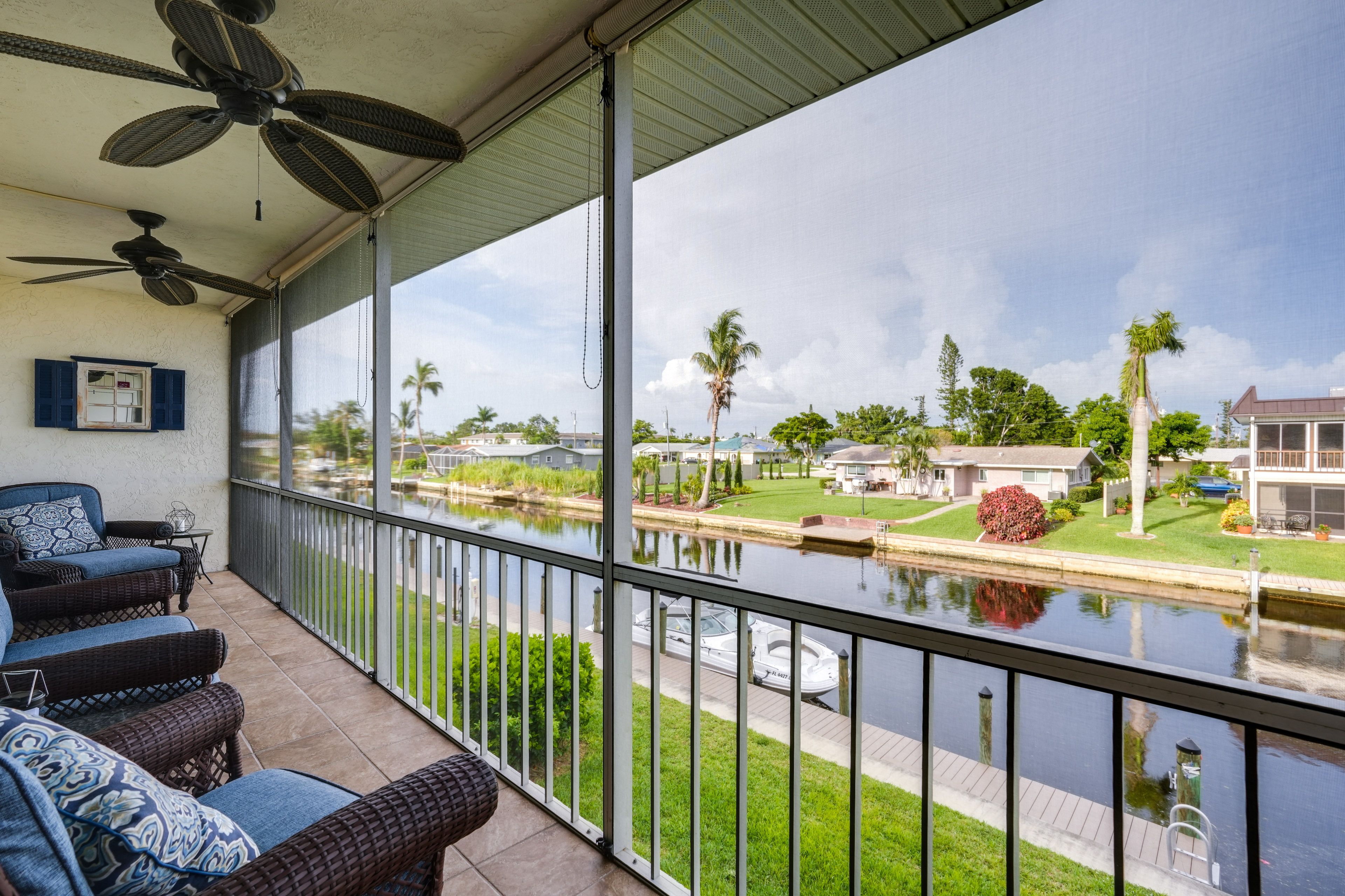 Cape Coral Vacation Rental | 2BR | 2BA | 1,280 Sq Ft | Staircase to Enter