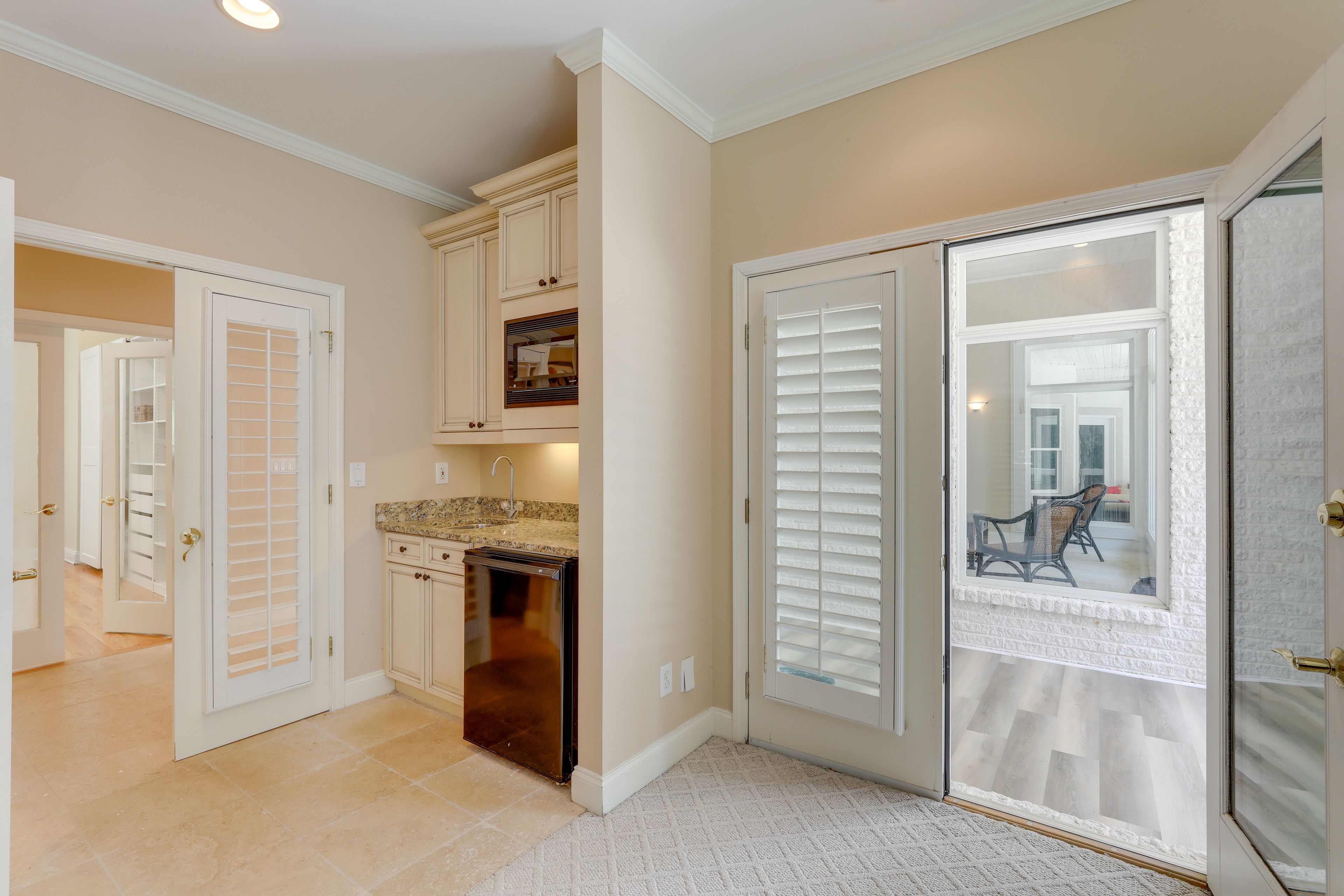 Bedroom 1 | Wet Bar | Mini Fridge | Microwave