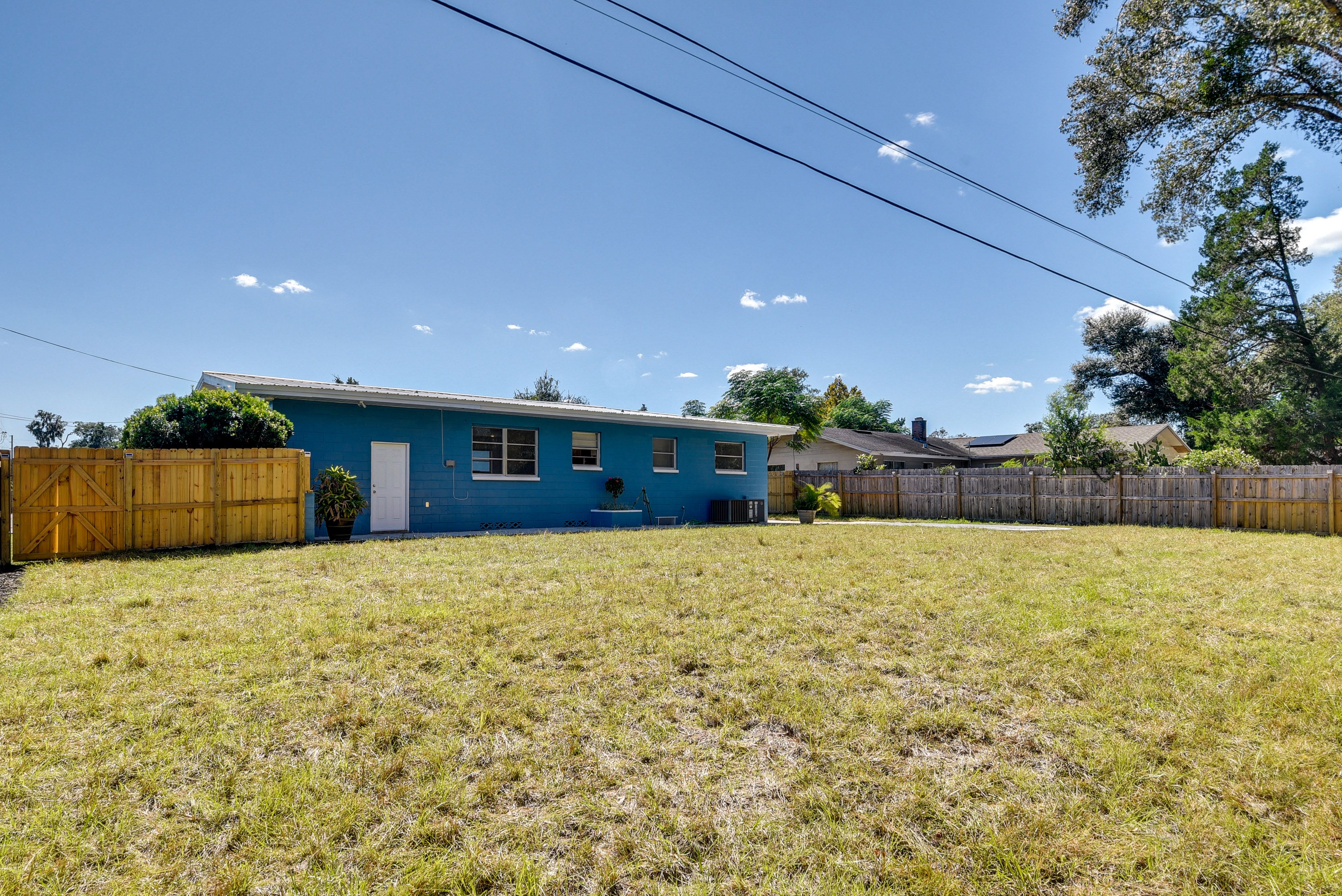 Private, Fenced Backyard