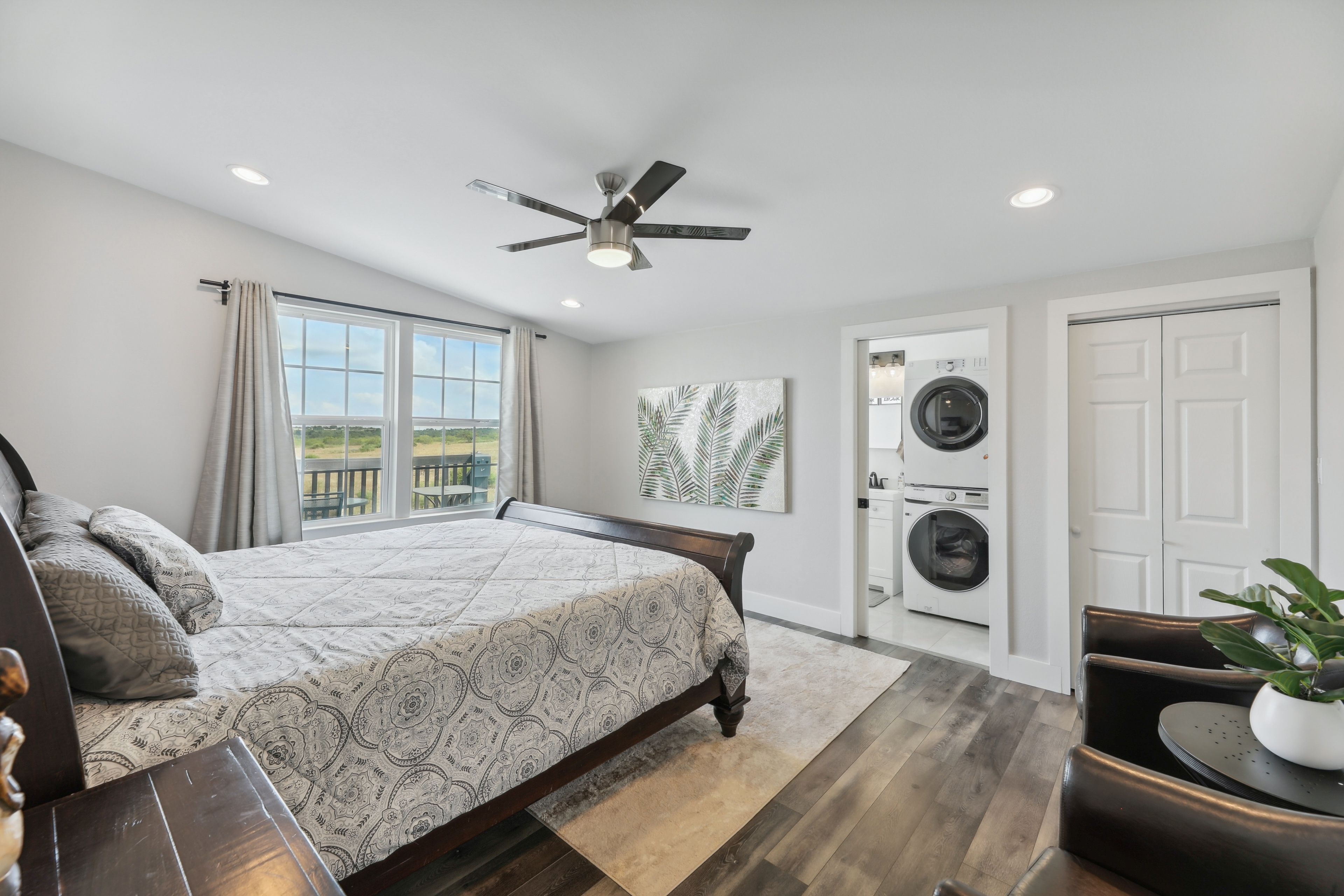 Bedroom 1 | King Bed | Hangers