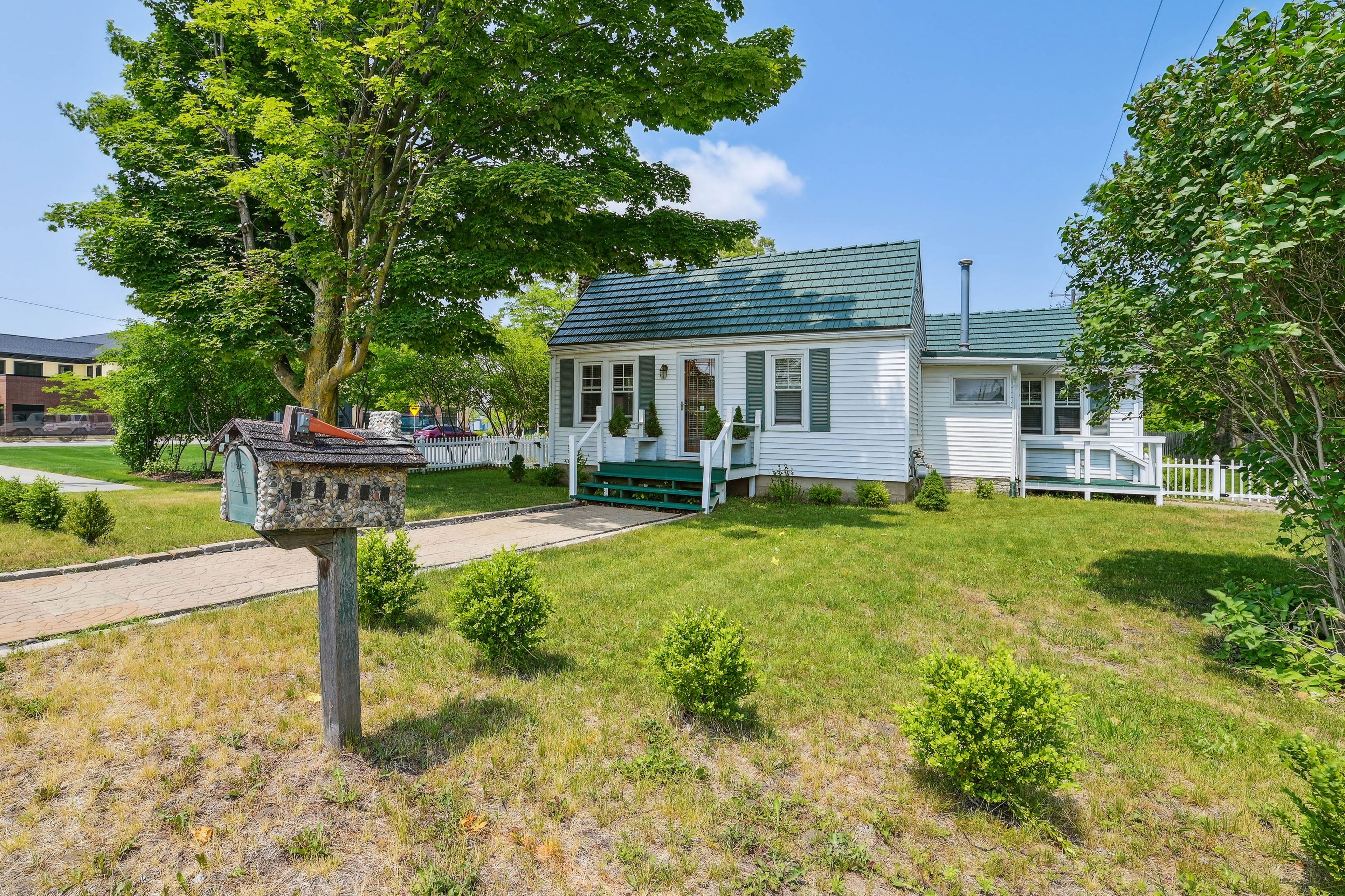 Cottage Exterior | Walkable Location | Keyless Entry