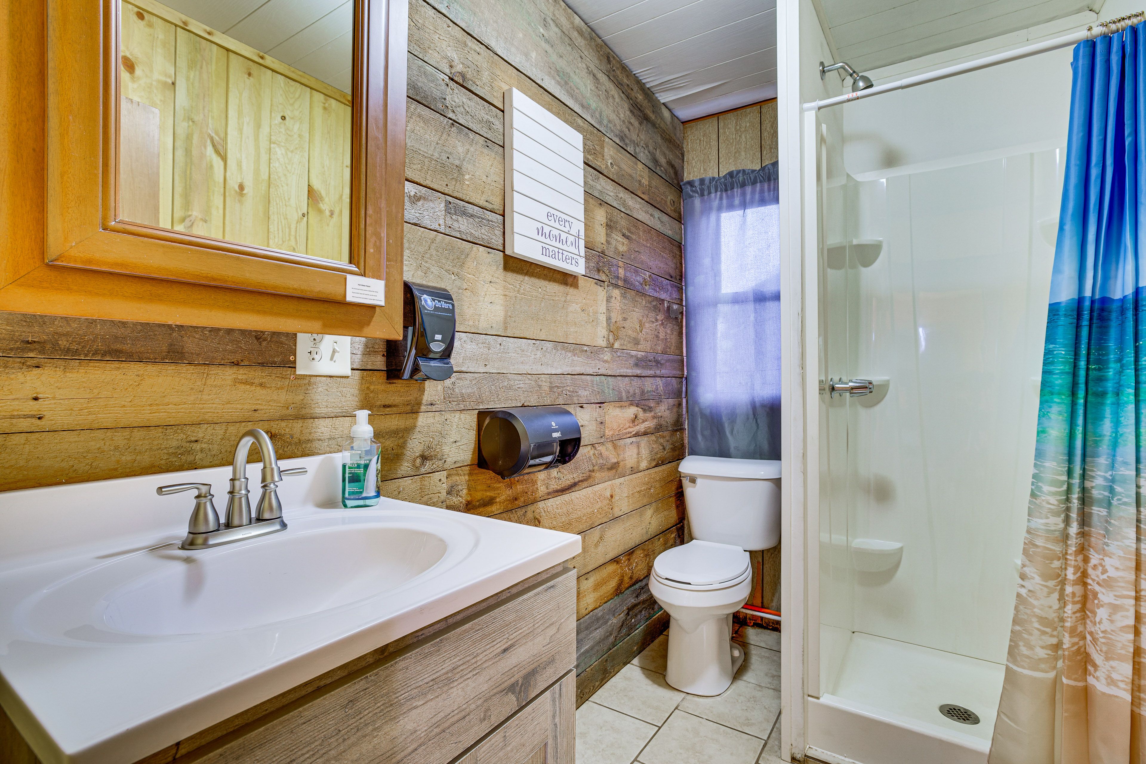 Bathroom | Walk-In Shower | Complimentary Toiletries