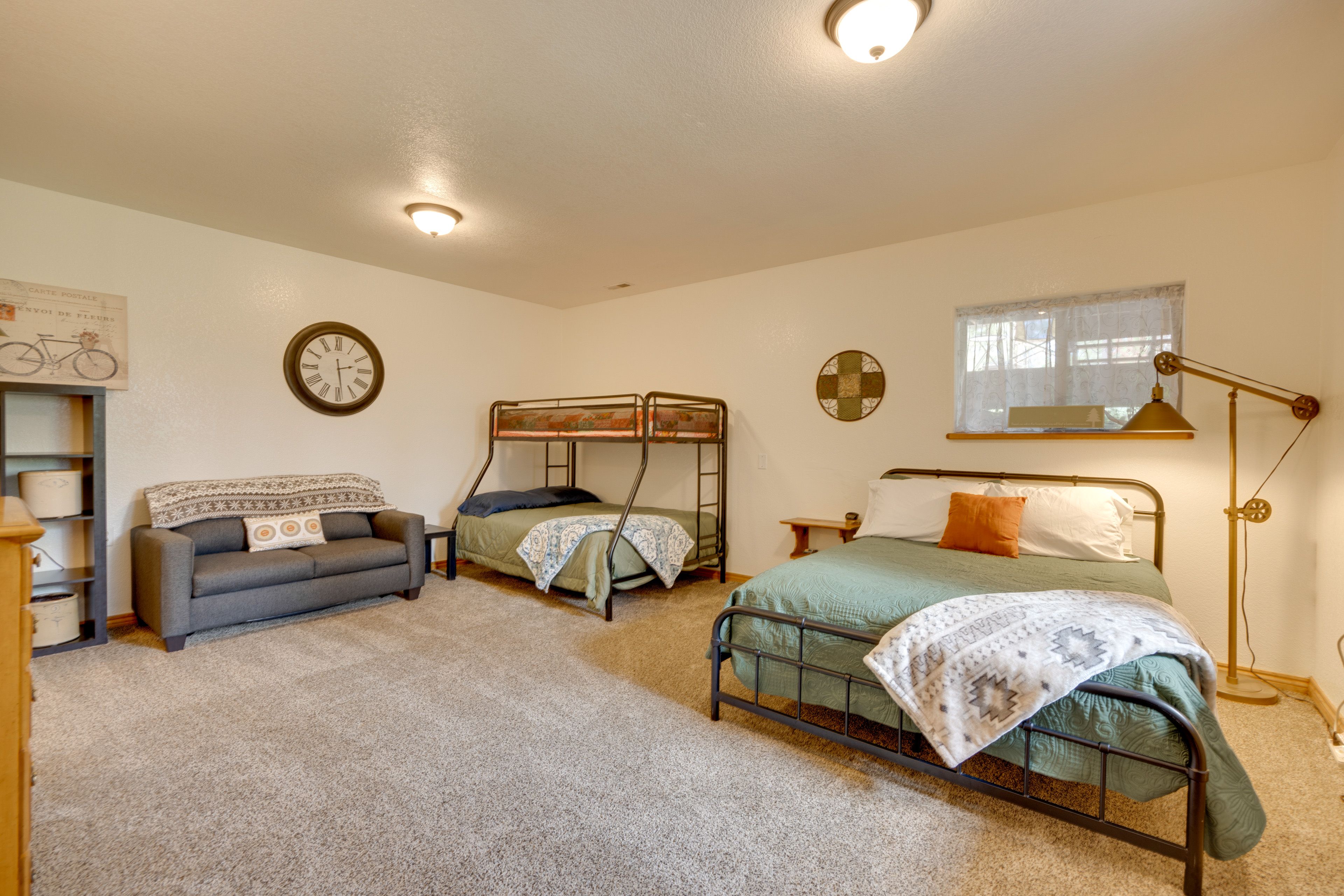 Bedroom 2 | Twin/Queen Bunk Bed | Queen Bed | Full Sleeper Sofa
