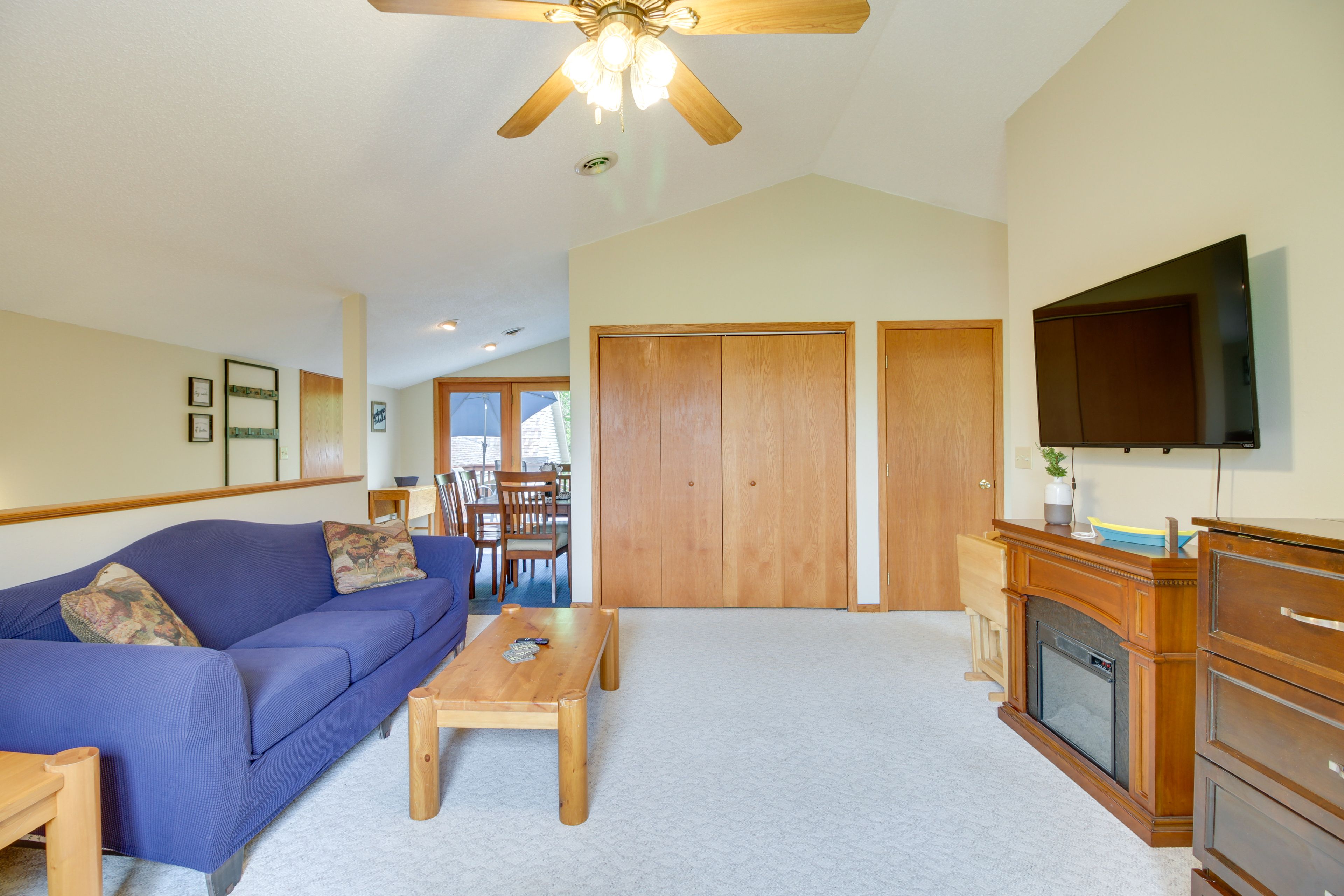 Living Room | Full XL Murphy Chest Bed | Linens Provided | Pack 'n Play
