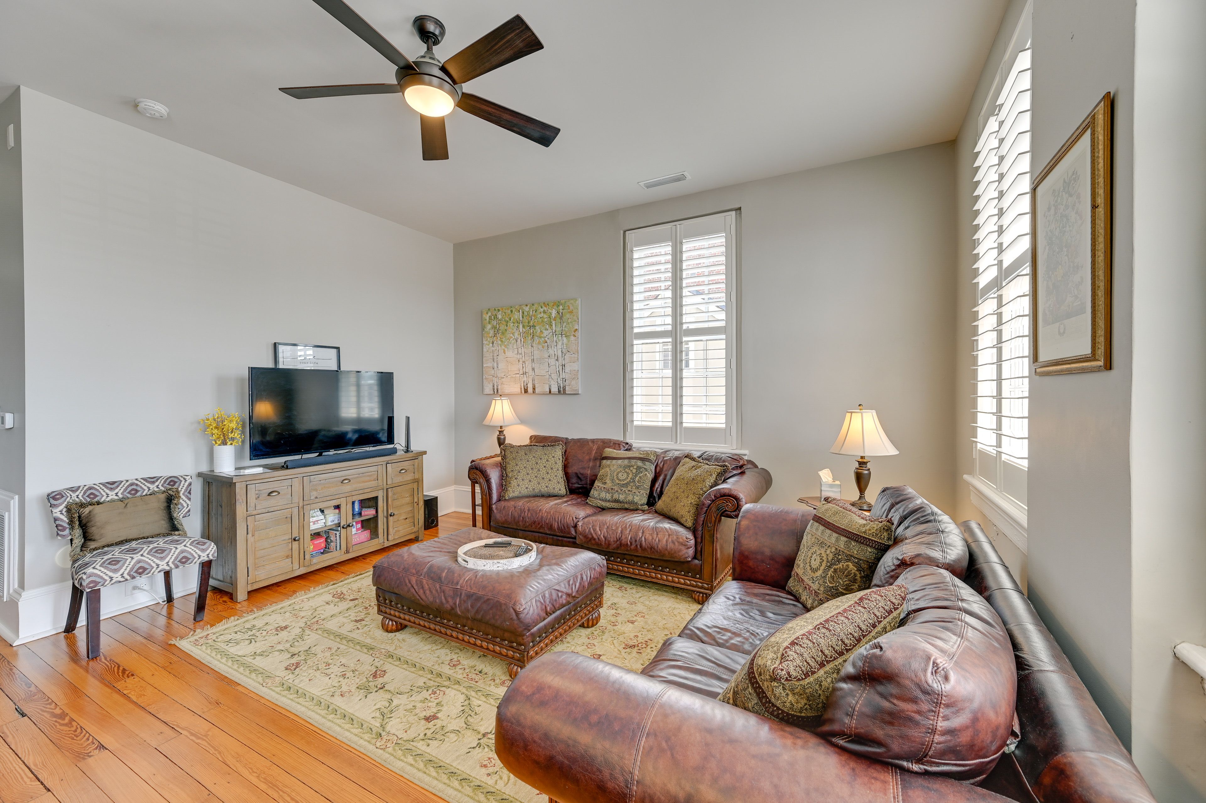 Winston-Salem Vacation Rental | 2BR | 2BA | 1,240 Sq Ft | Stairs Required