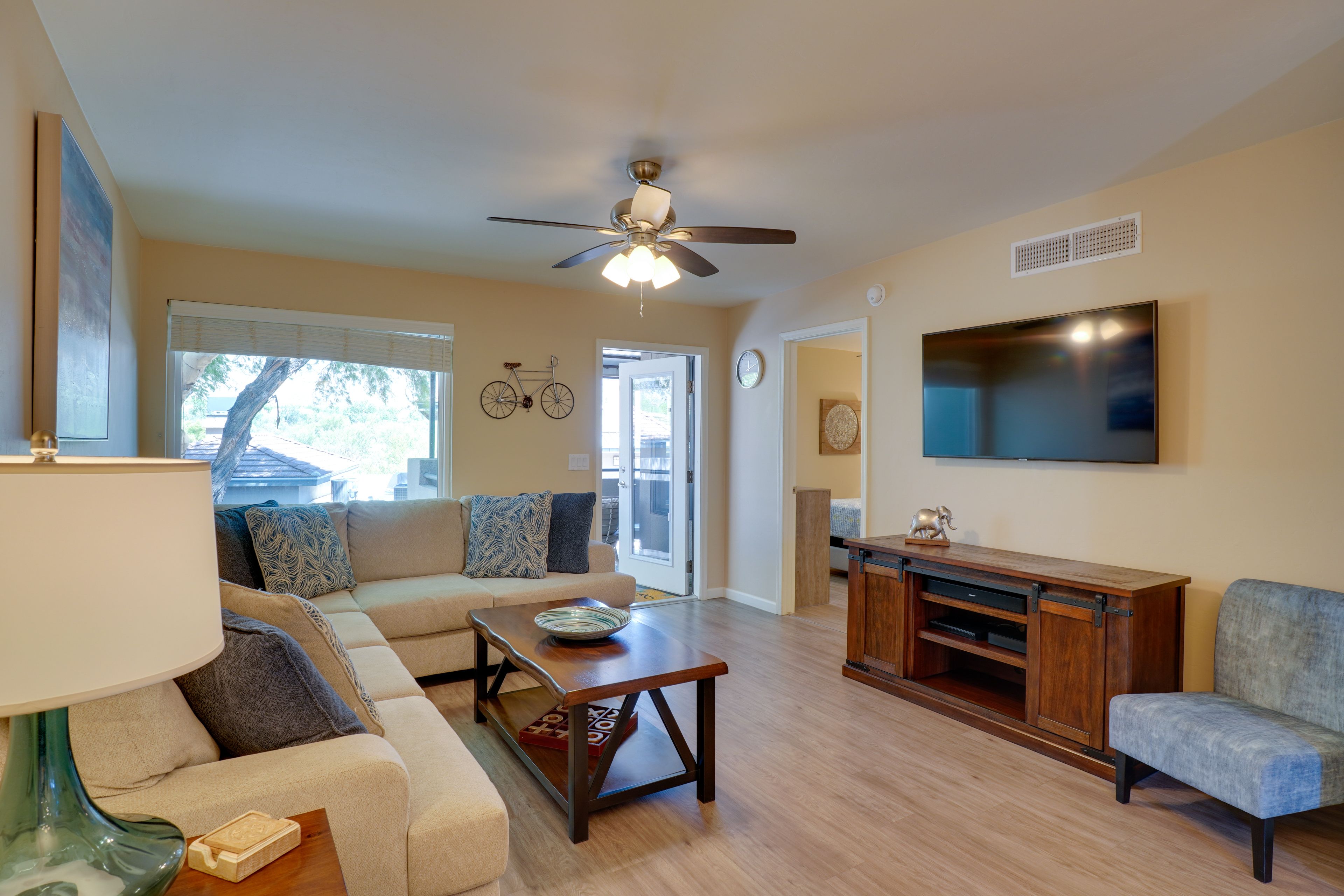 Living Room | Main Floor | Smart TV | Ceiling Fans