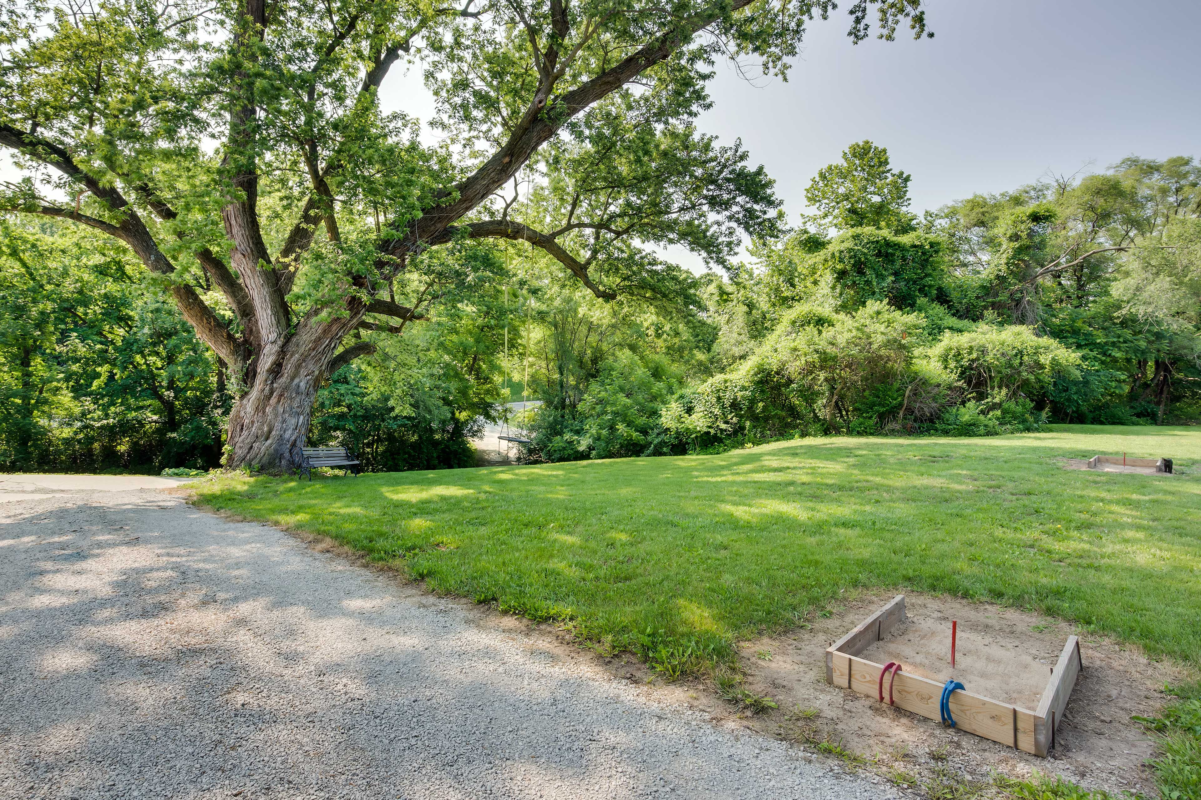 3-Acre Property | Horseshoes | Tire Swing | Quiet & Secluded