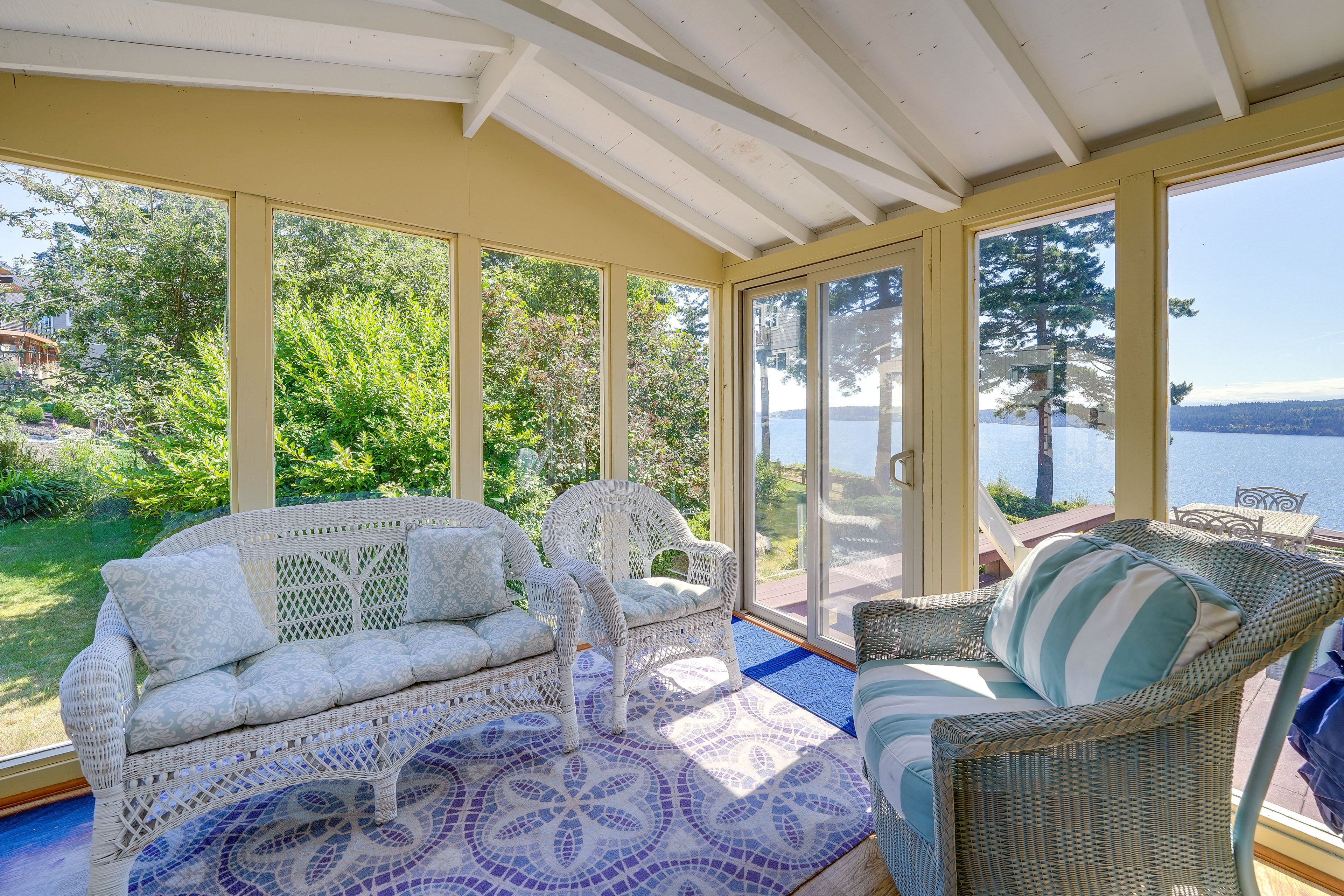 Sunroom | Expansive Water Views