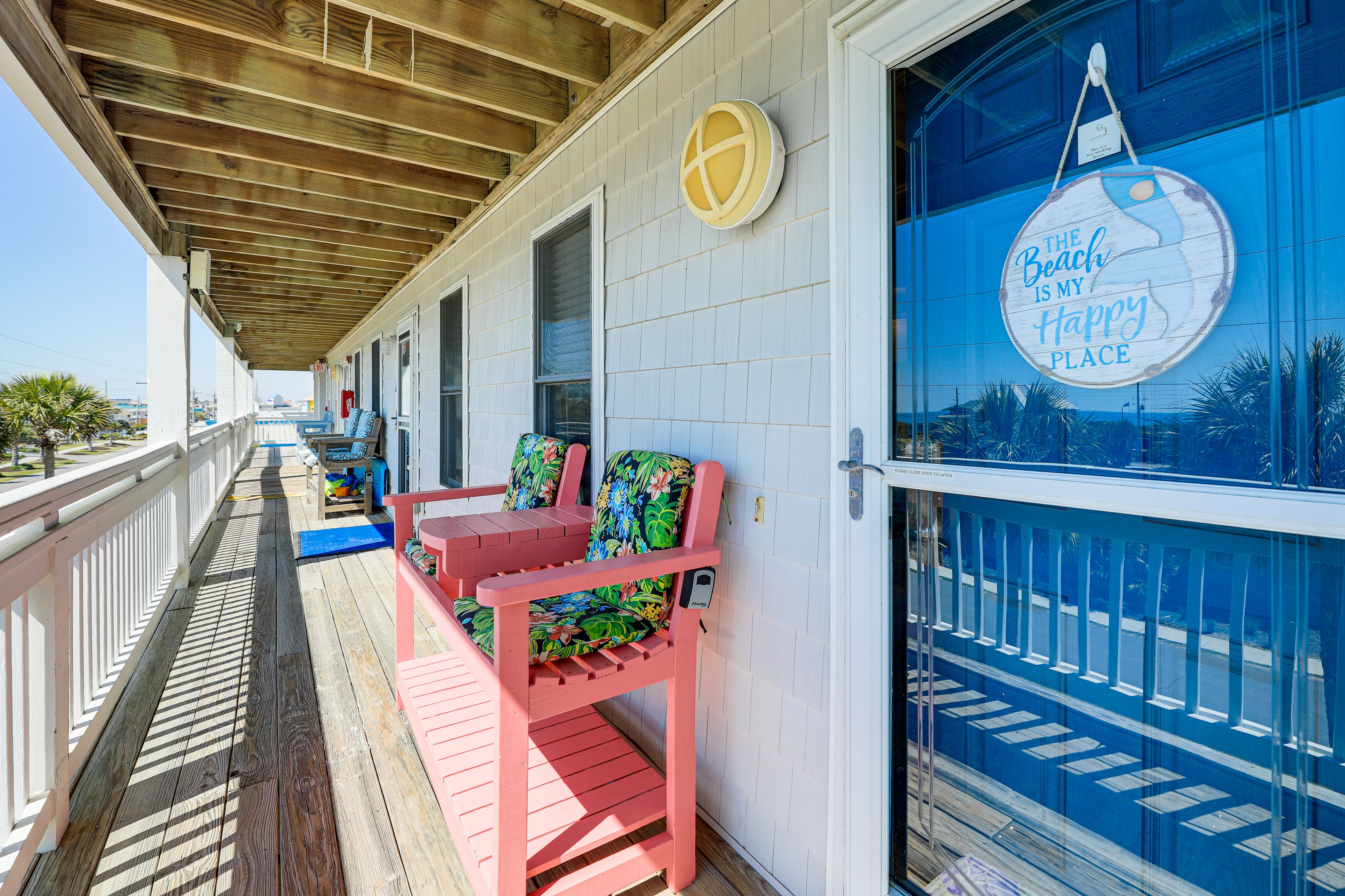Unit Entrance | Outdoor Seating