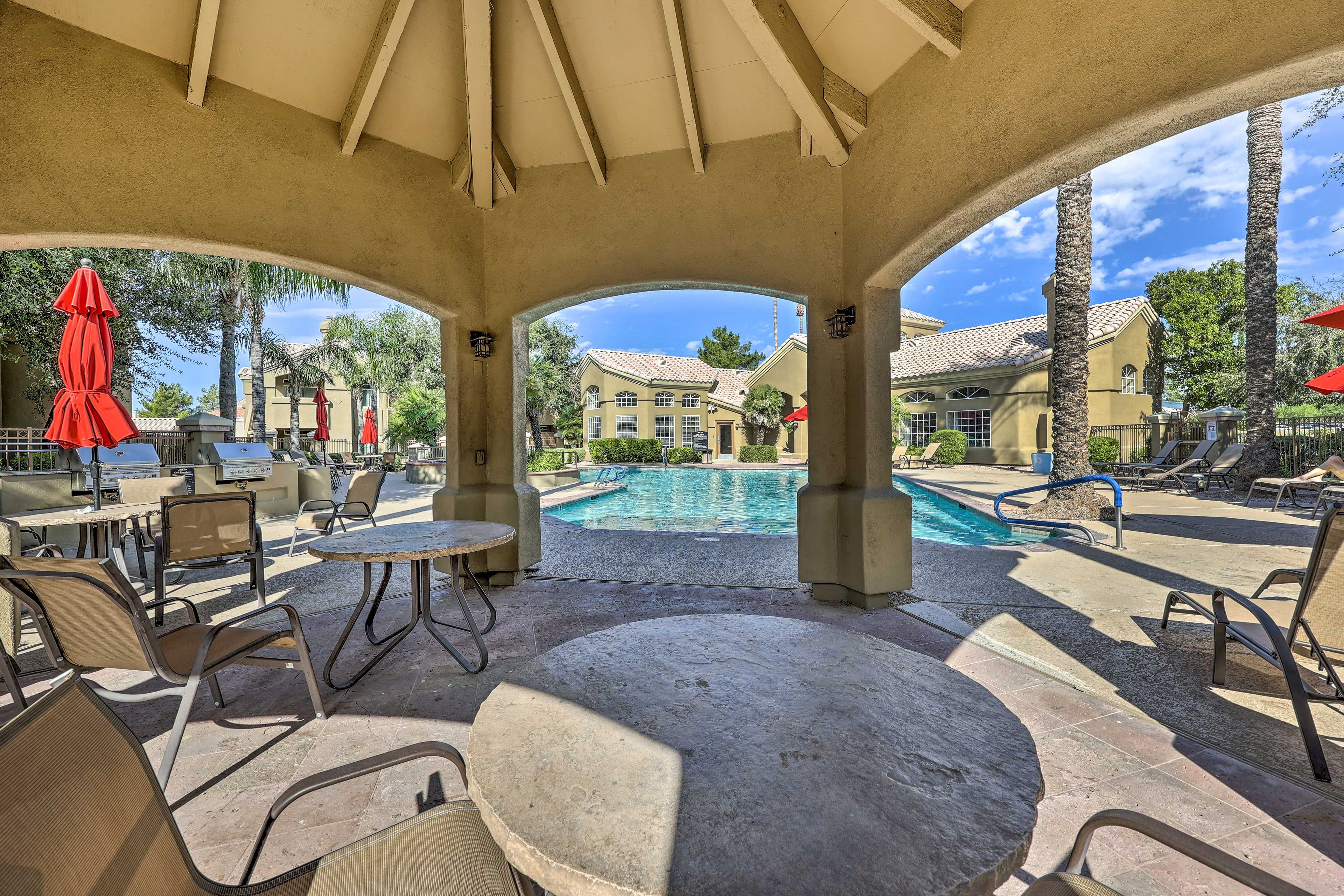 Community Outdoor Dining Area