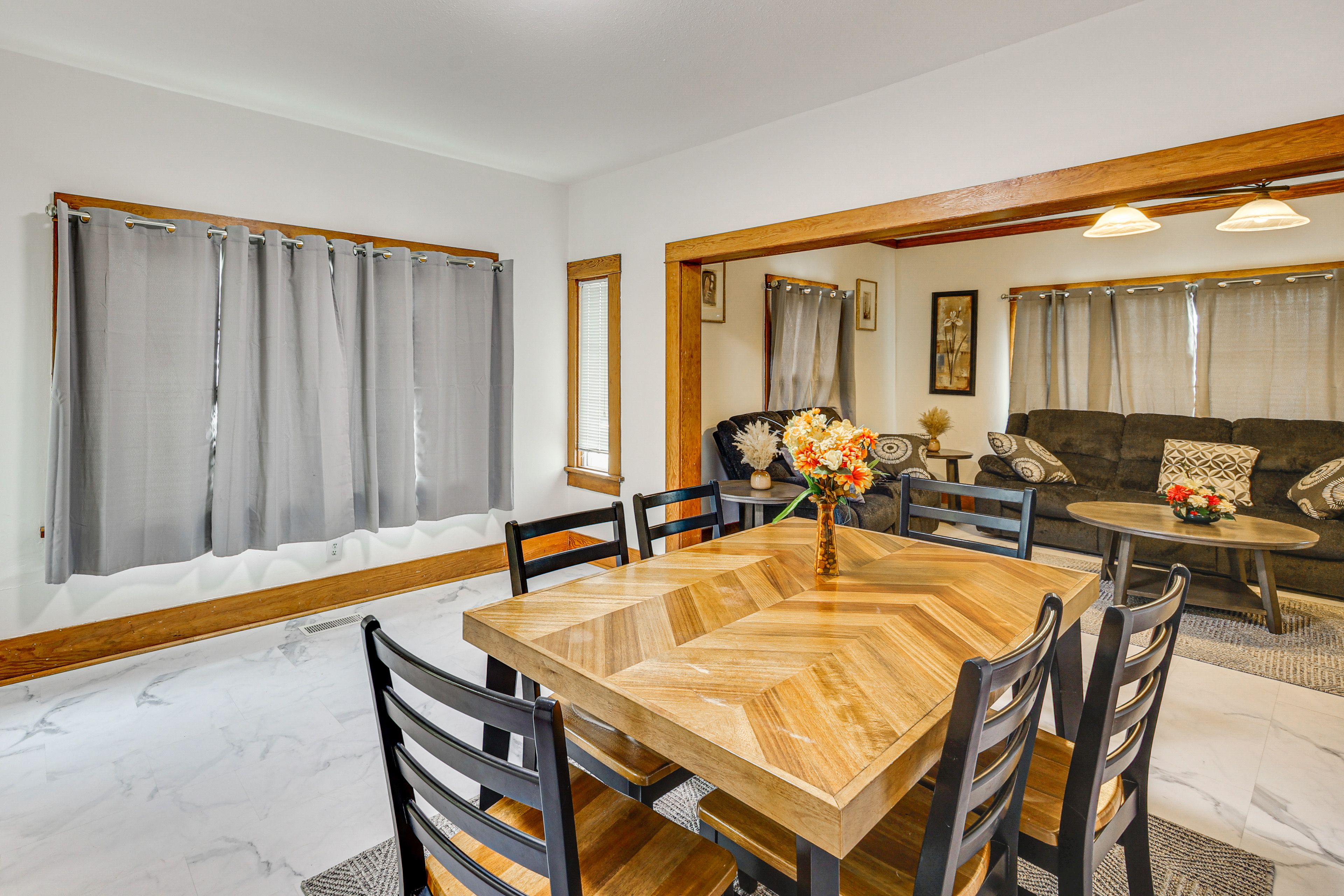 Dining Area | Dishware & Flatware | 1st Floor