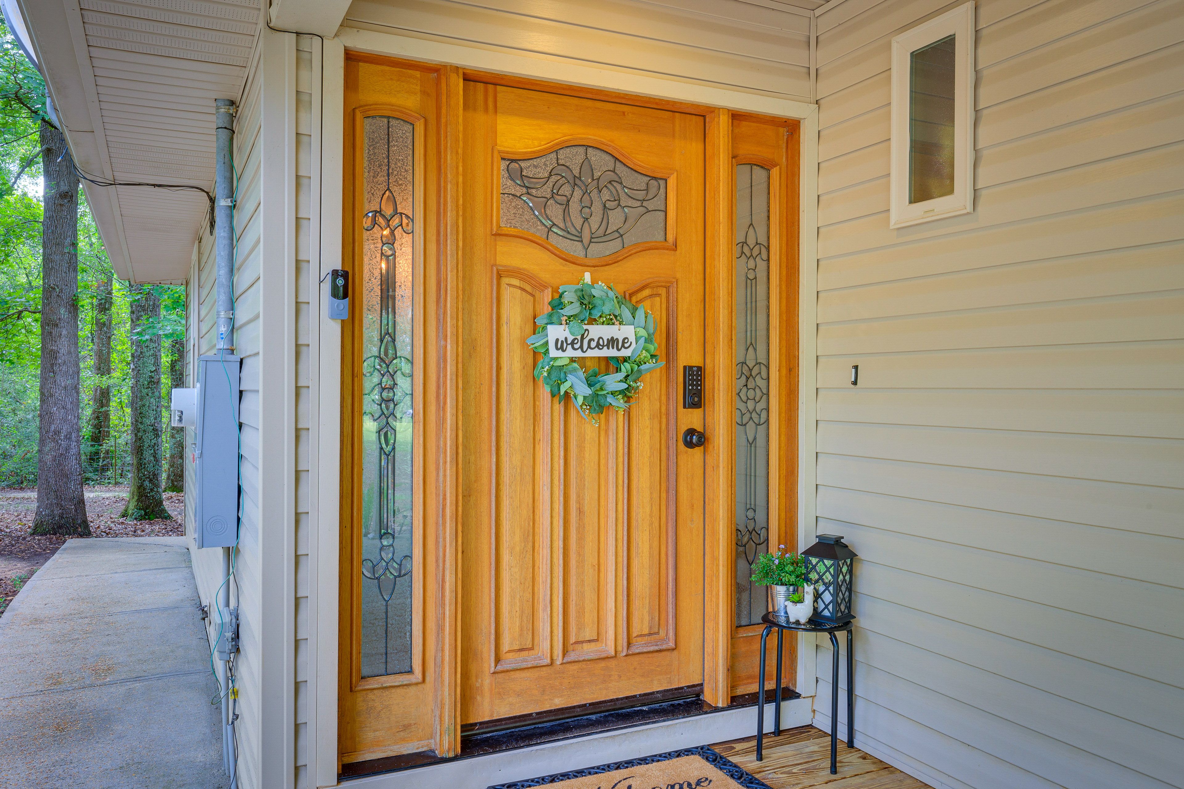 Home Entrance | Keyless Entry | 1 Exterior Security Camera (Facing Out)