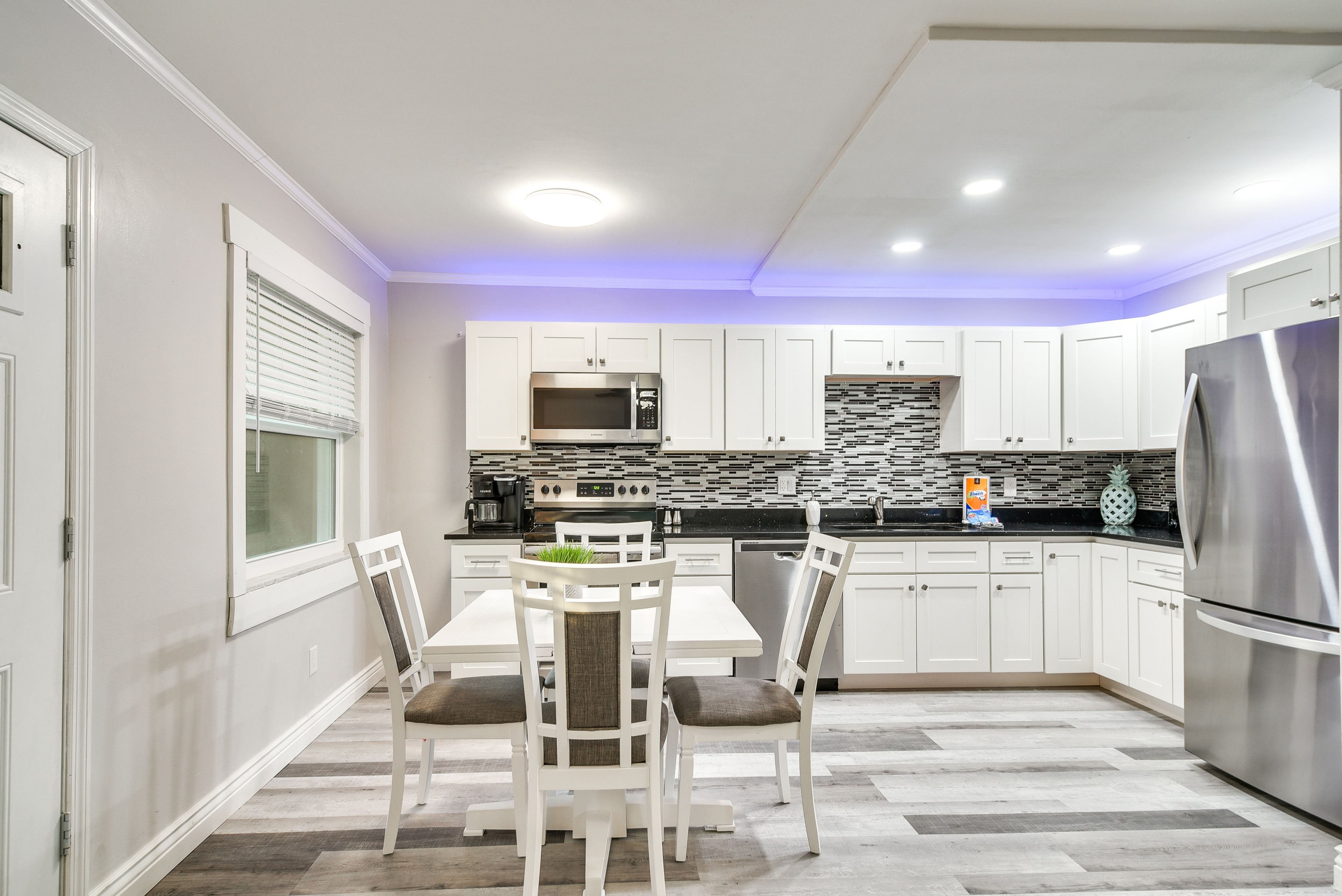 Dining Area | Dishware/Flatware | Trash Bags/Paper Towels