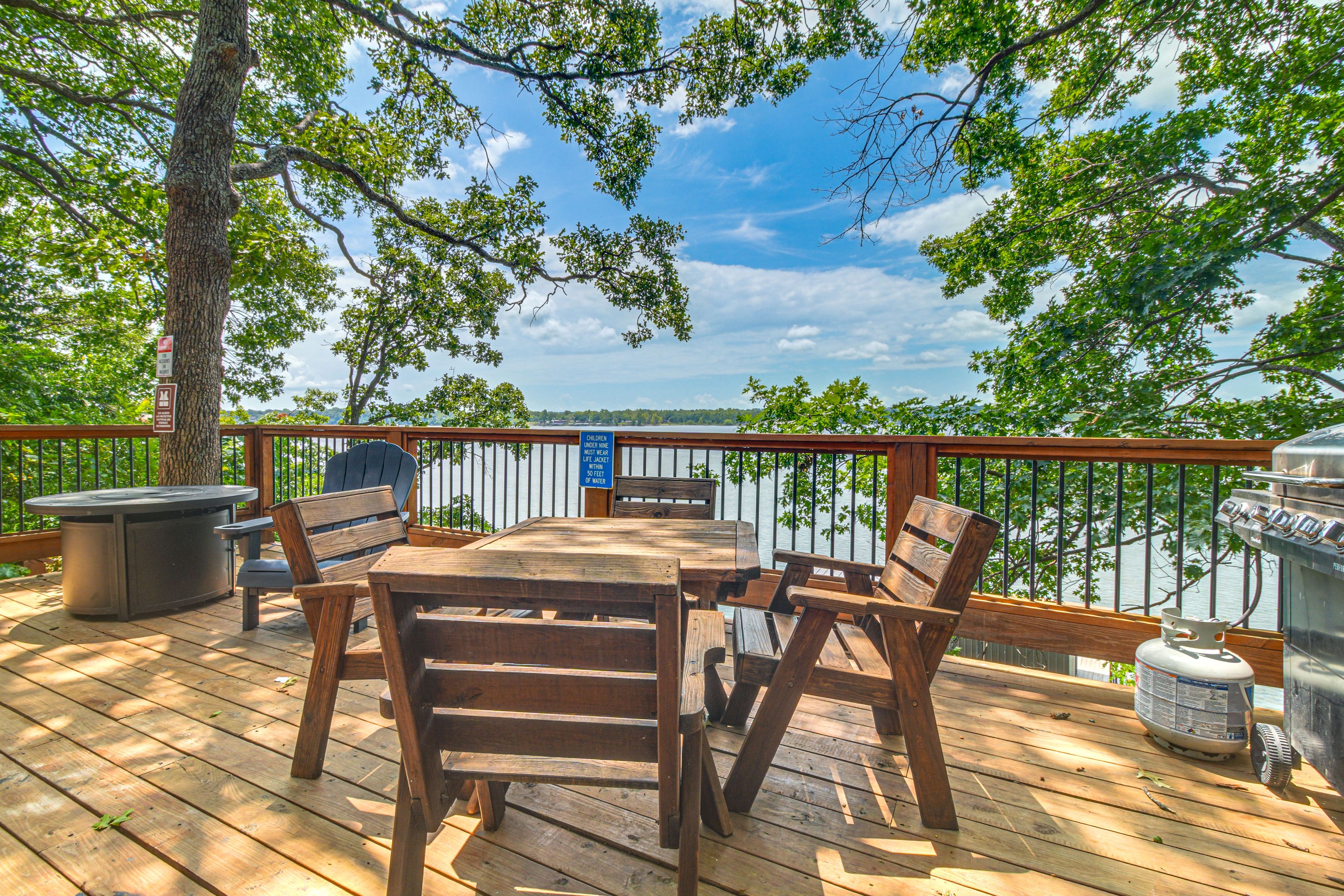 Private Deck | Waterfront Property