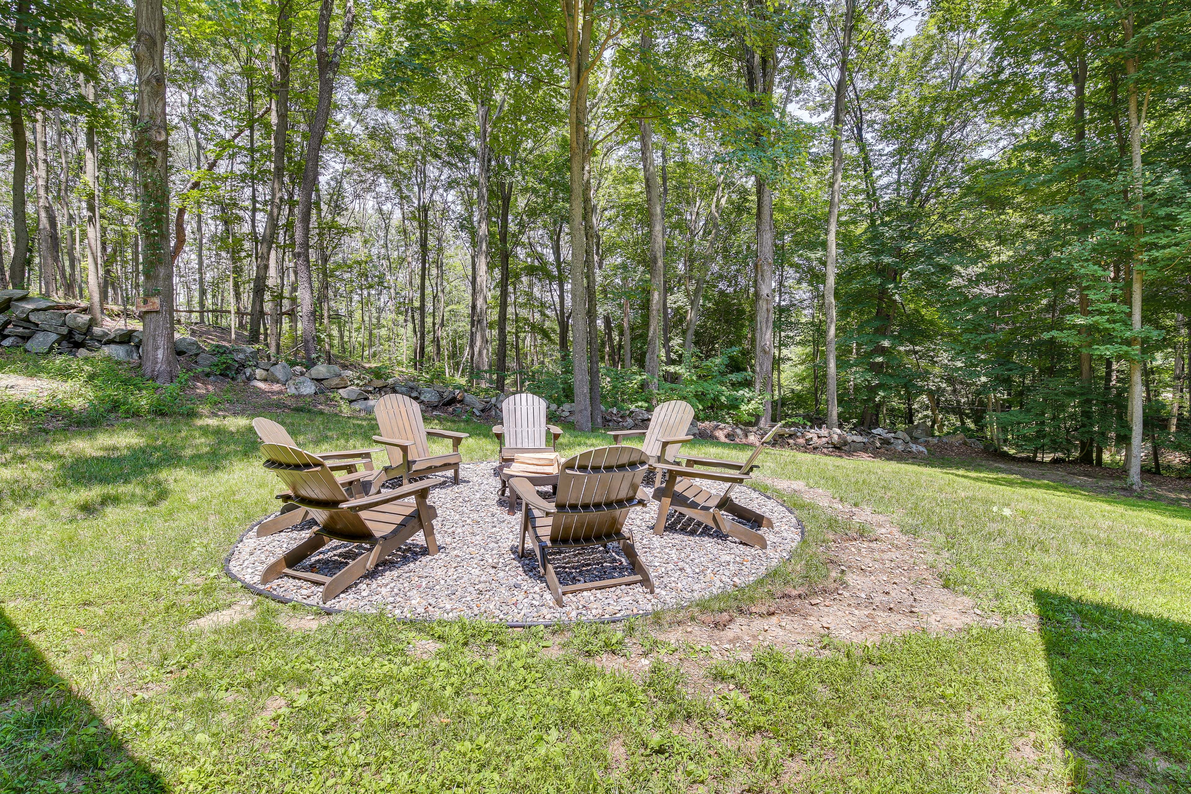 Fire Pit (Wood Provided) | Outdoor Seating