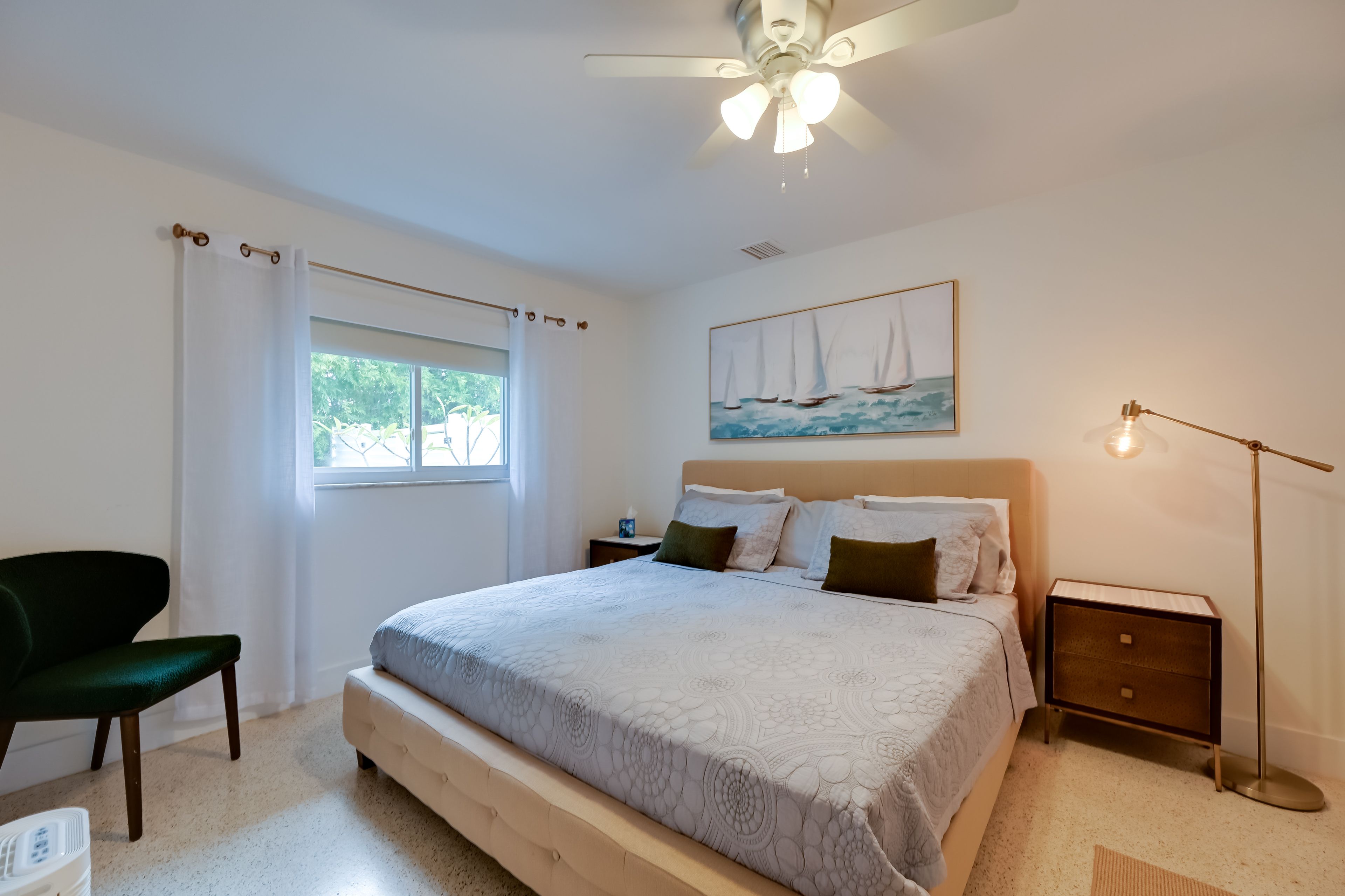 Bedroom 1 | King Bed | Smart TV | Linens Provided