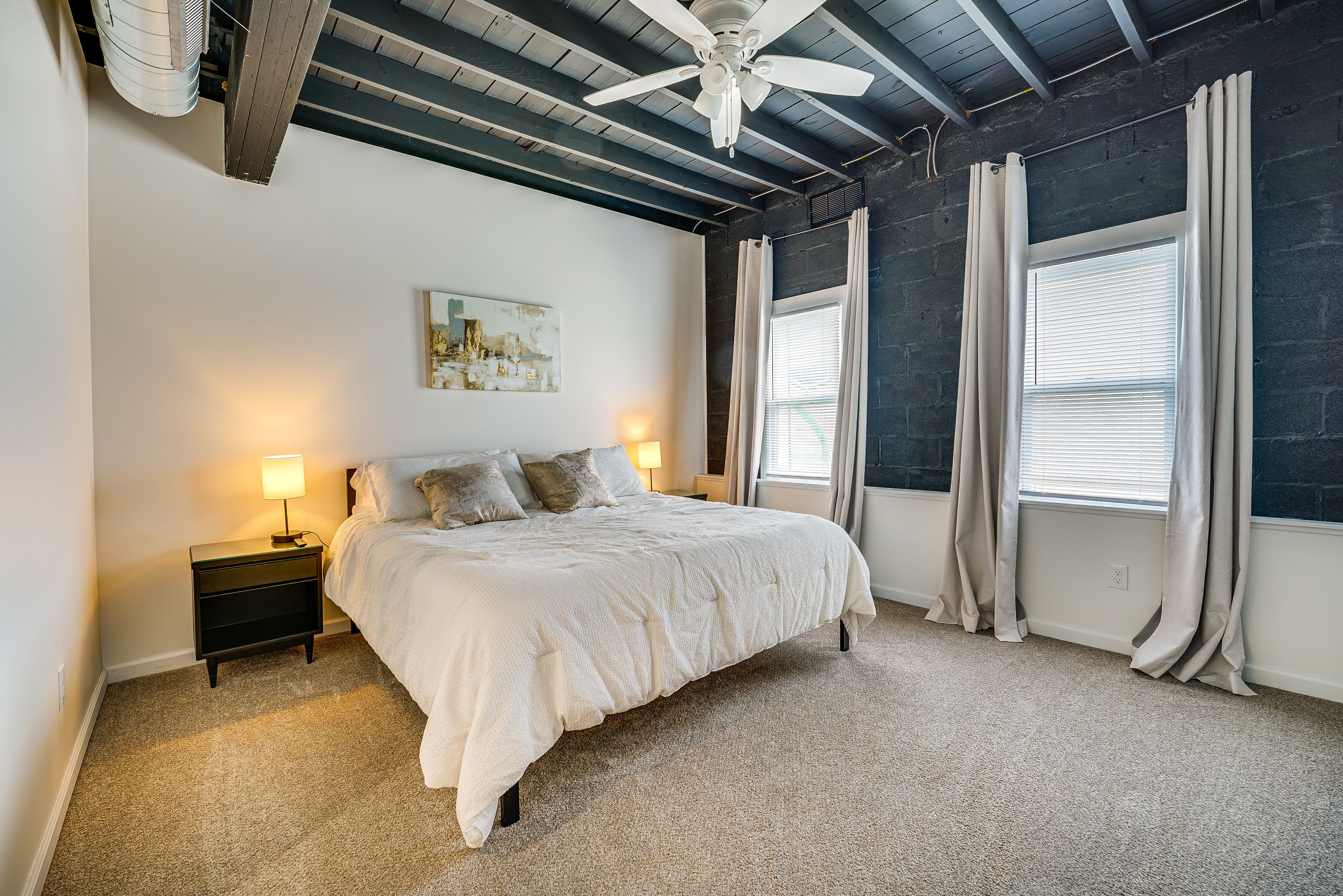 Bedroom 1 | King Bed | Smart TV | Linens Provided