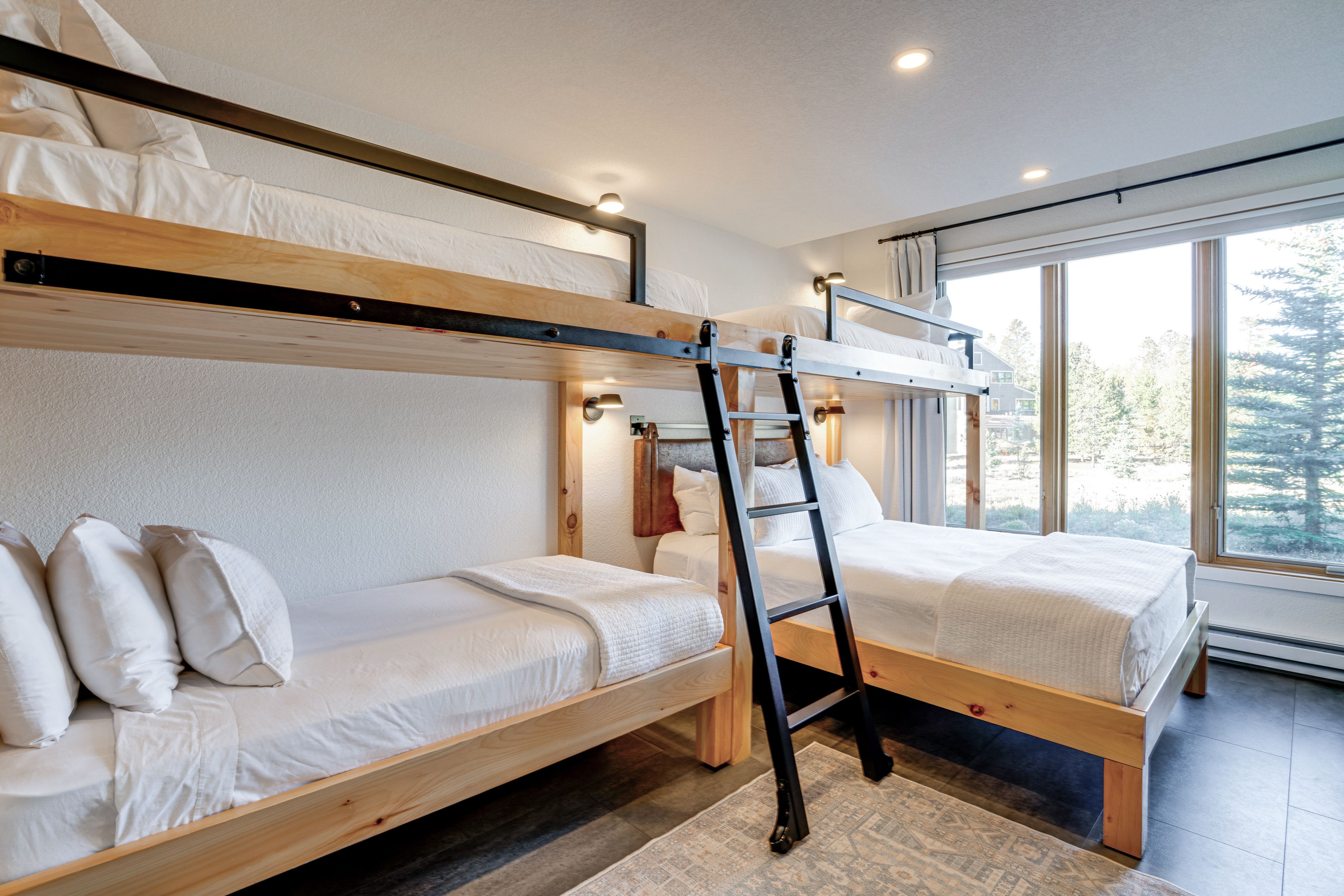 Bedroom 2 | Twin/Queen Bunk Bed | Twin Bunk Bed | Linens Provided