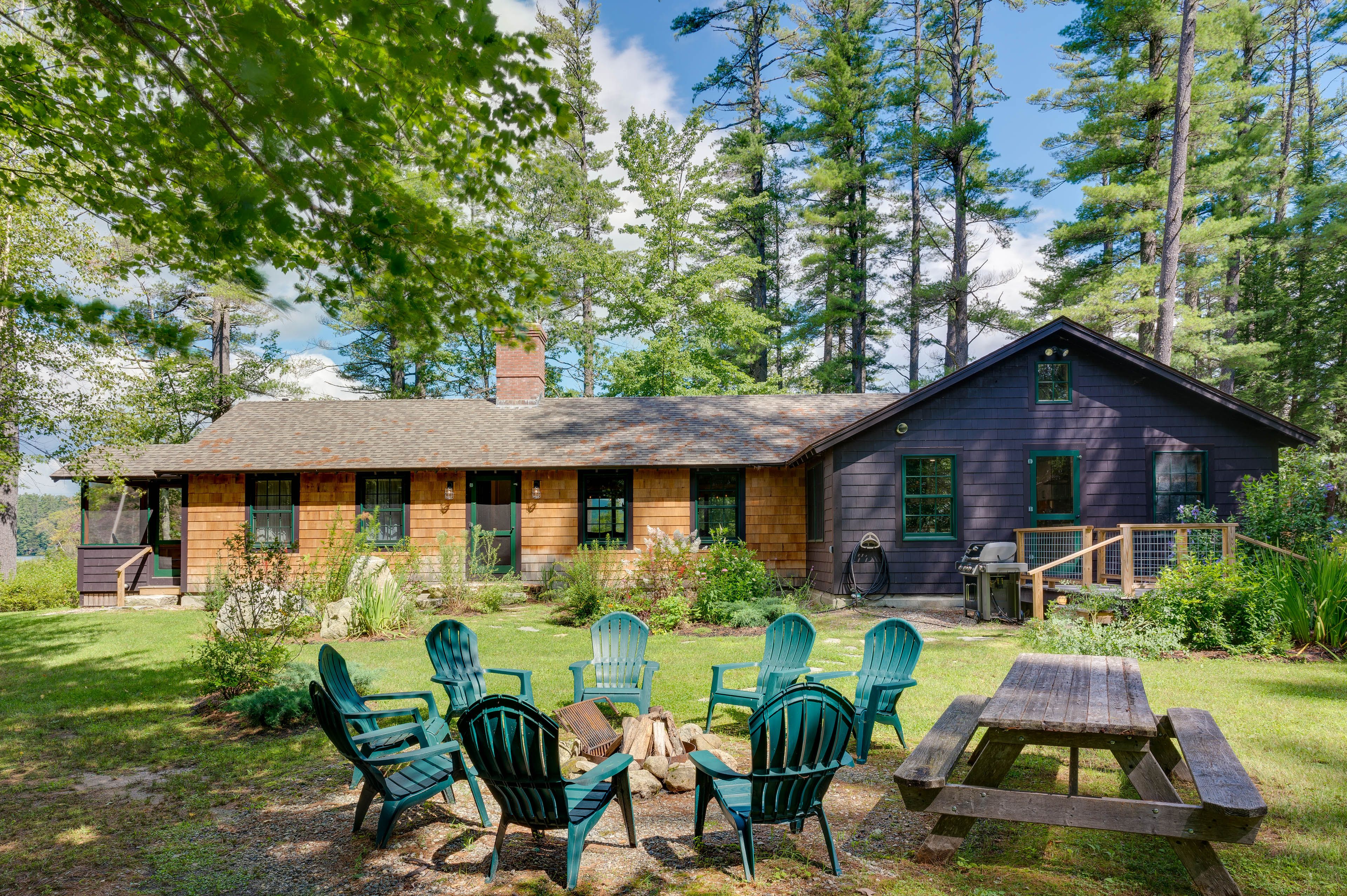 Lovell Vacation Rental | 3BR | 2BA | 1,660 Sq Ft | 1 Step to Enter