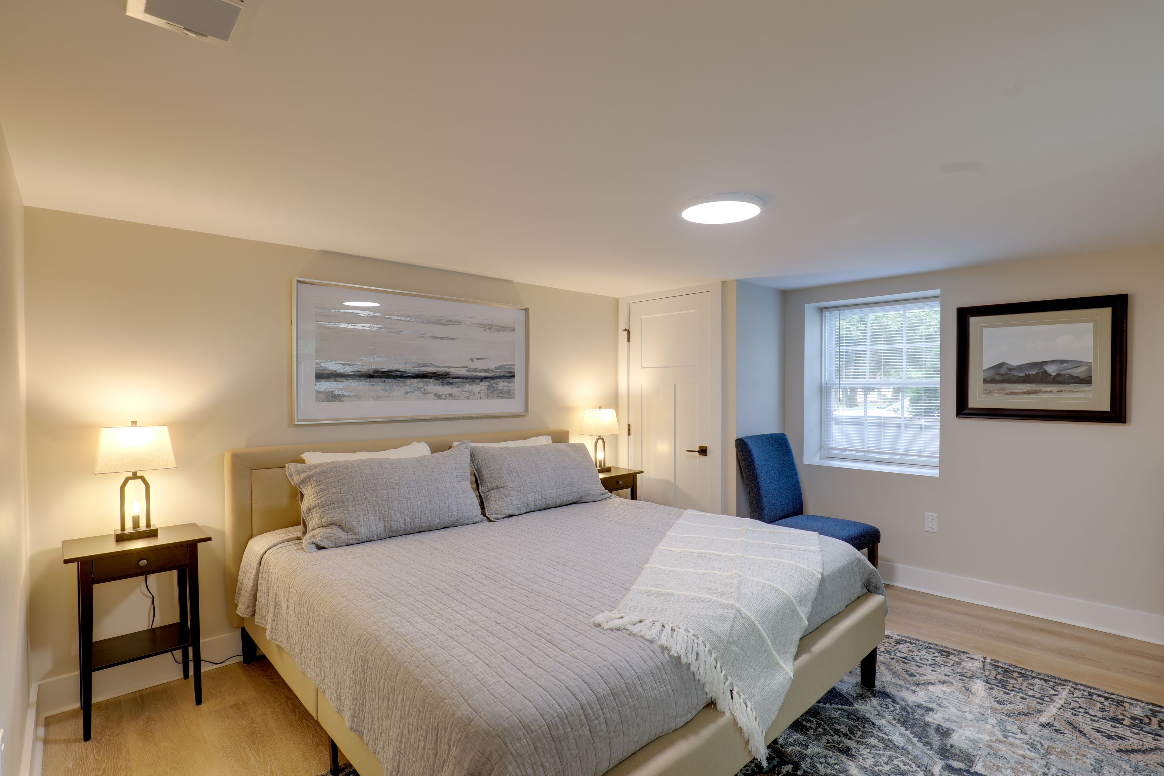 Bedroom 3 | Basement | California King Bed | Walk-In Closet | En-Suite Bathroom