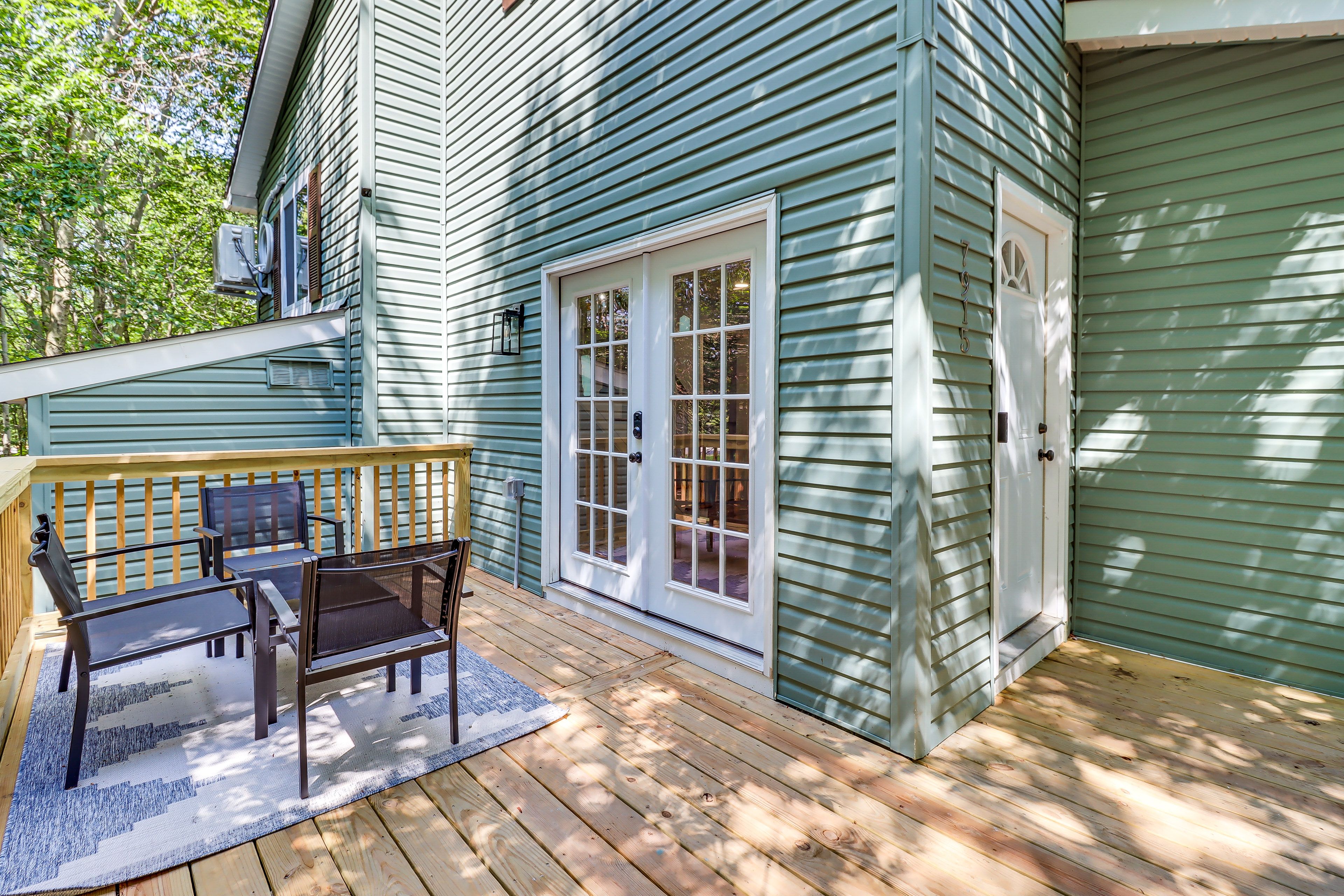 Deck | Seating | Cornhole | Ladder Ball | Fire Pit