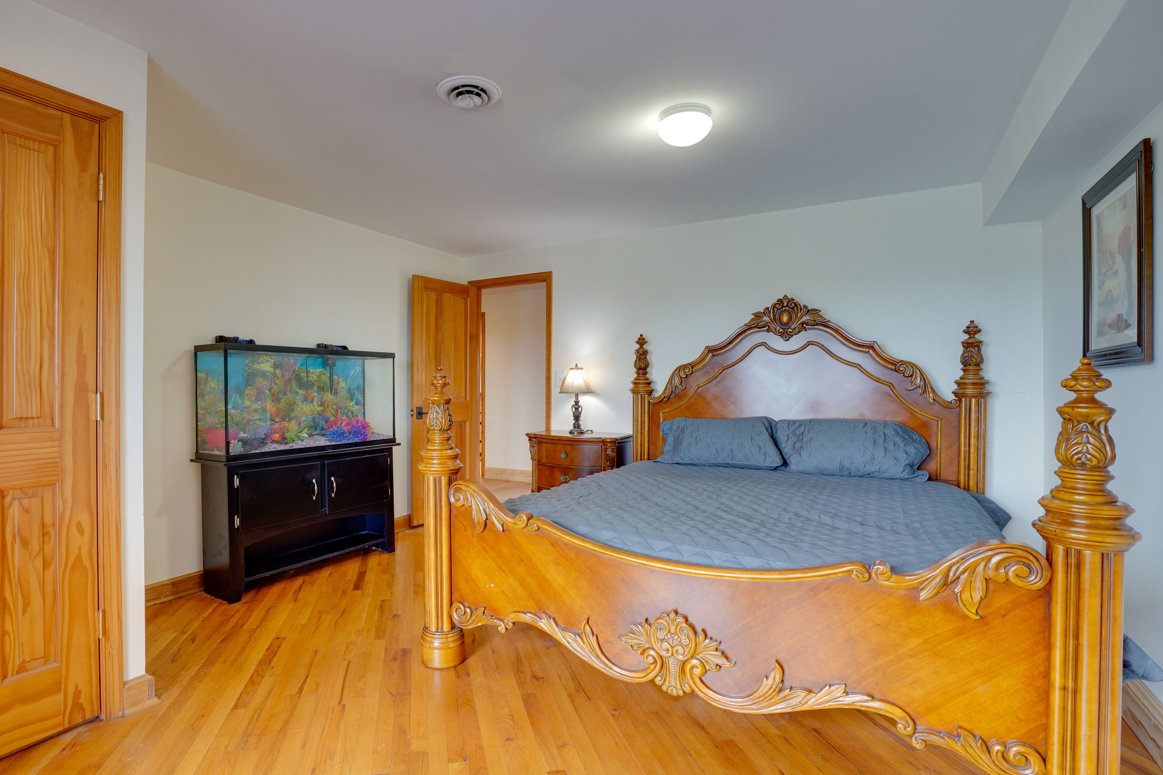 Bedroom 3 | King Bed | Walk-In Closet | Fish Tank | Deck Access