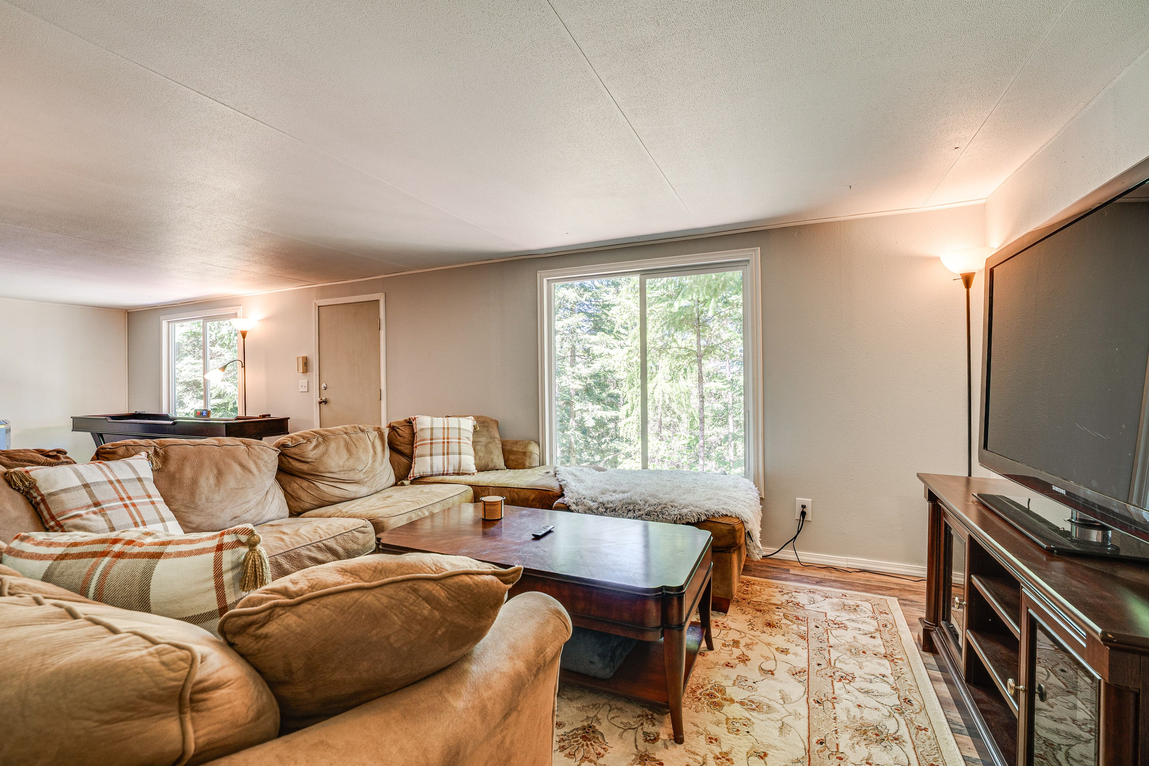 Living Room | No WiFi | Smart TV | Queen Sleeper Sofa | Queen Air Mattress