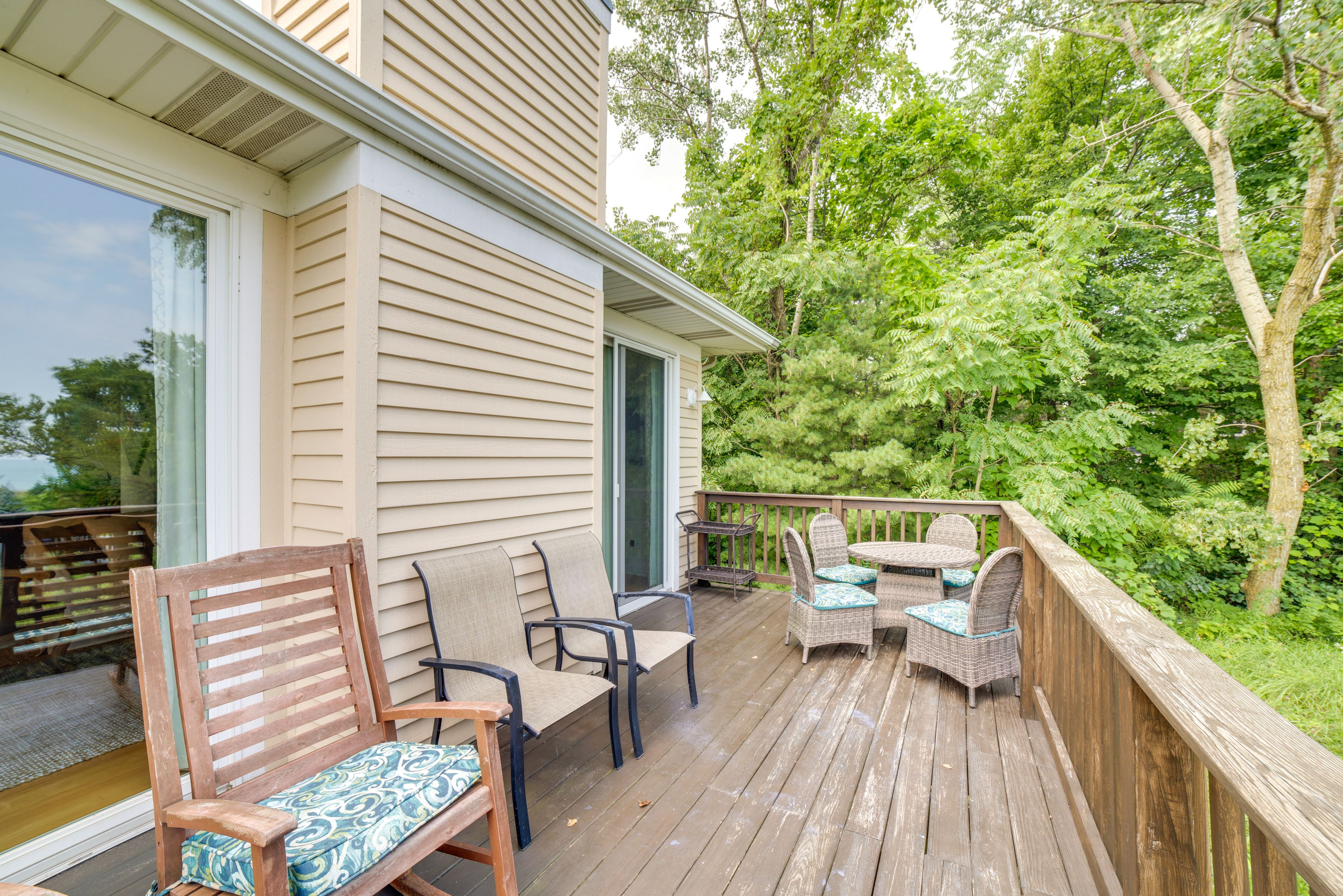 Private Deck | Seating | Lake Views