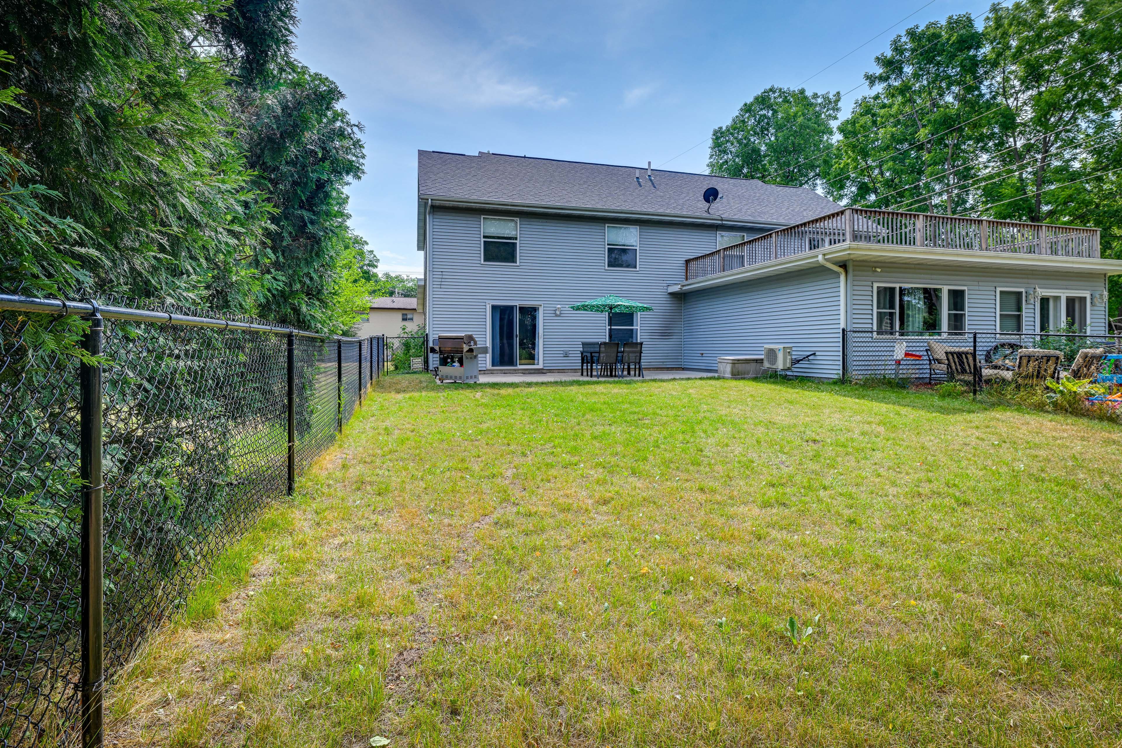Townhome Exterior | Private Yard | Dog Friendly w/ Fee