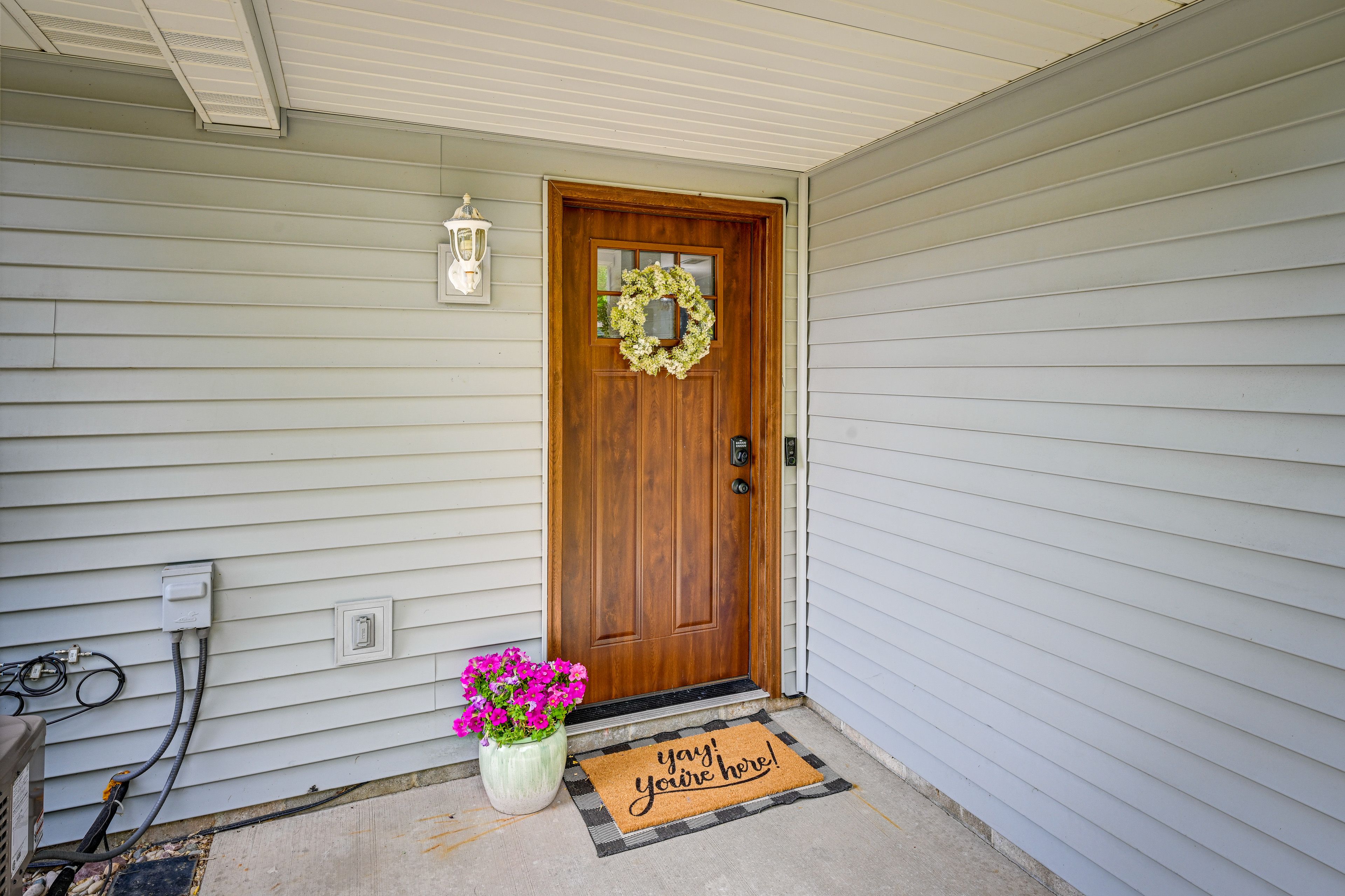Townhome Exterior | Keyless Entry