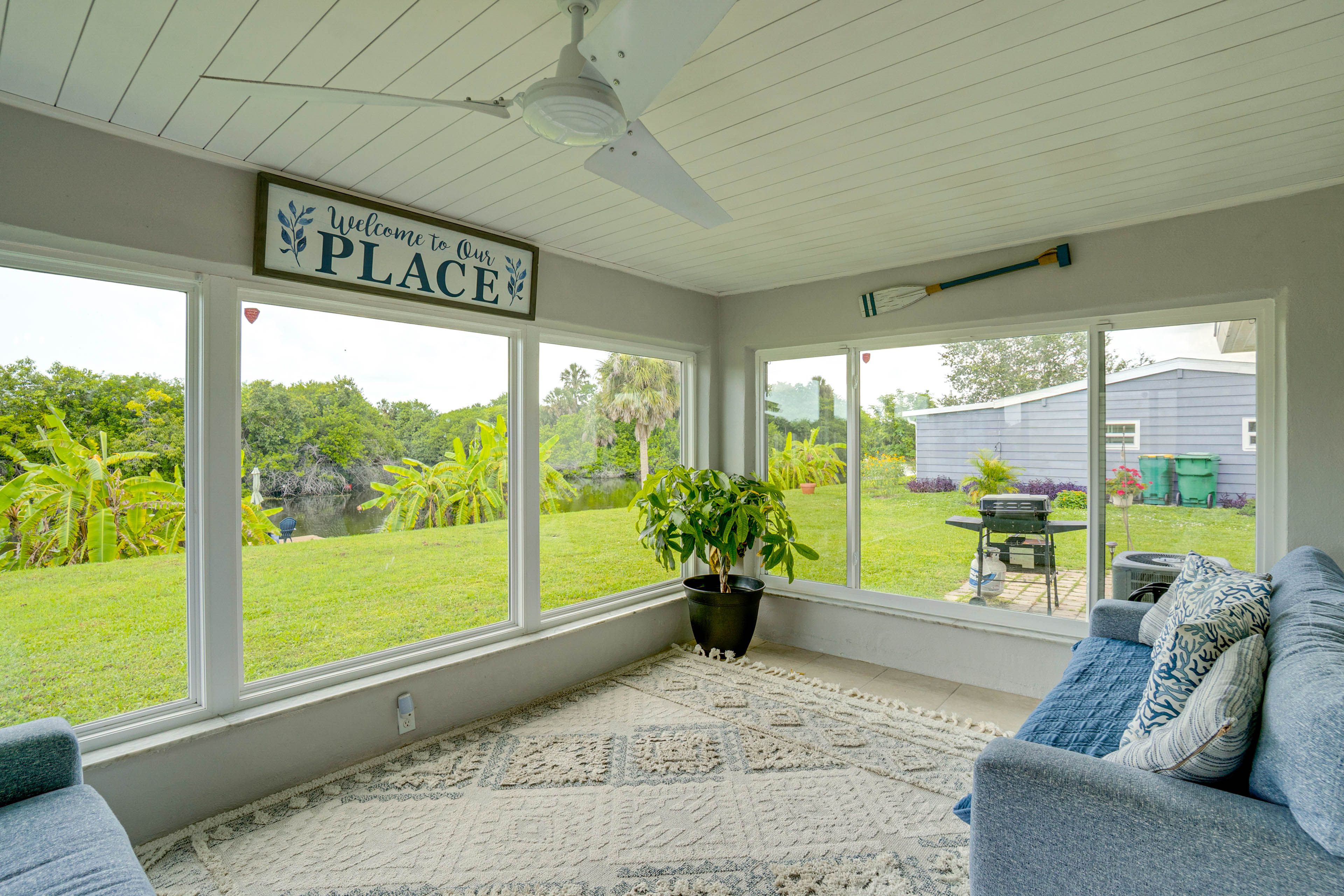 Sunroom | Single-Story House | Pet Friendly w/ Fee