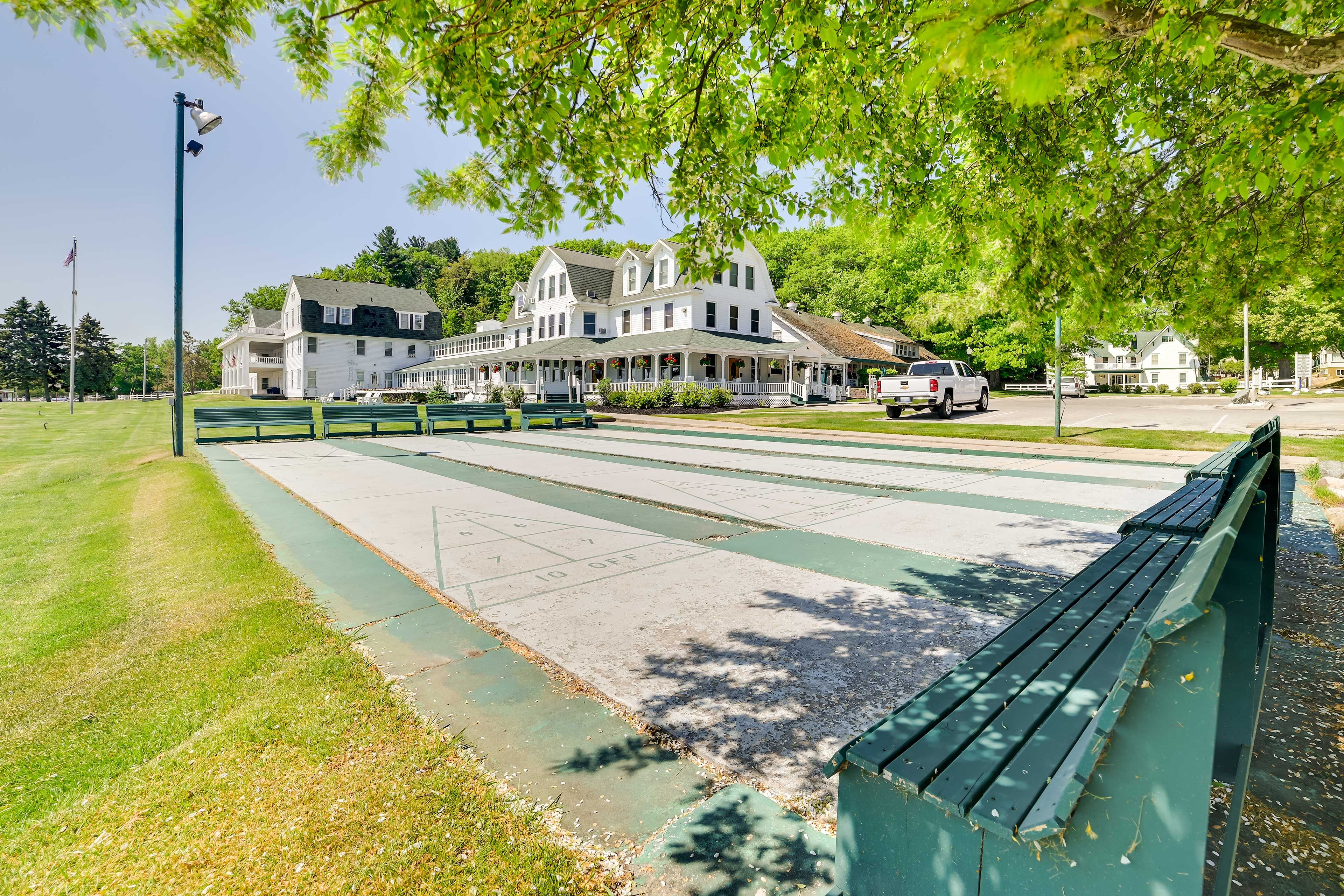 Community Shuffleboard Court